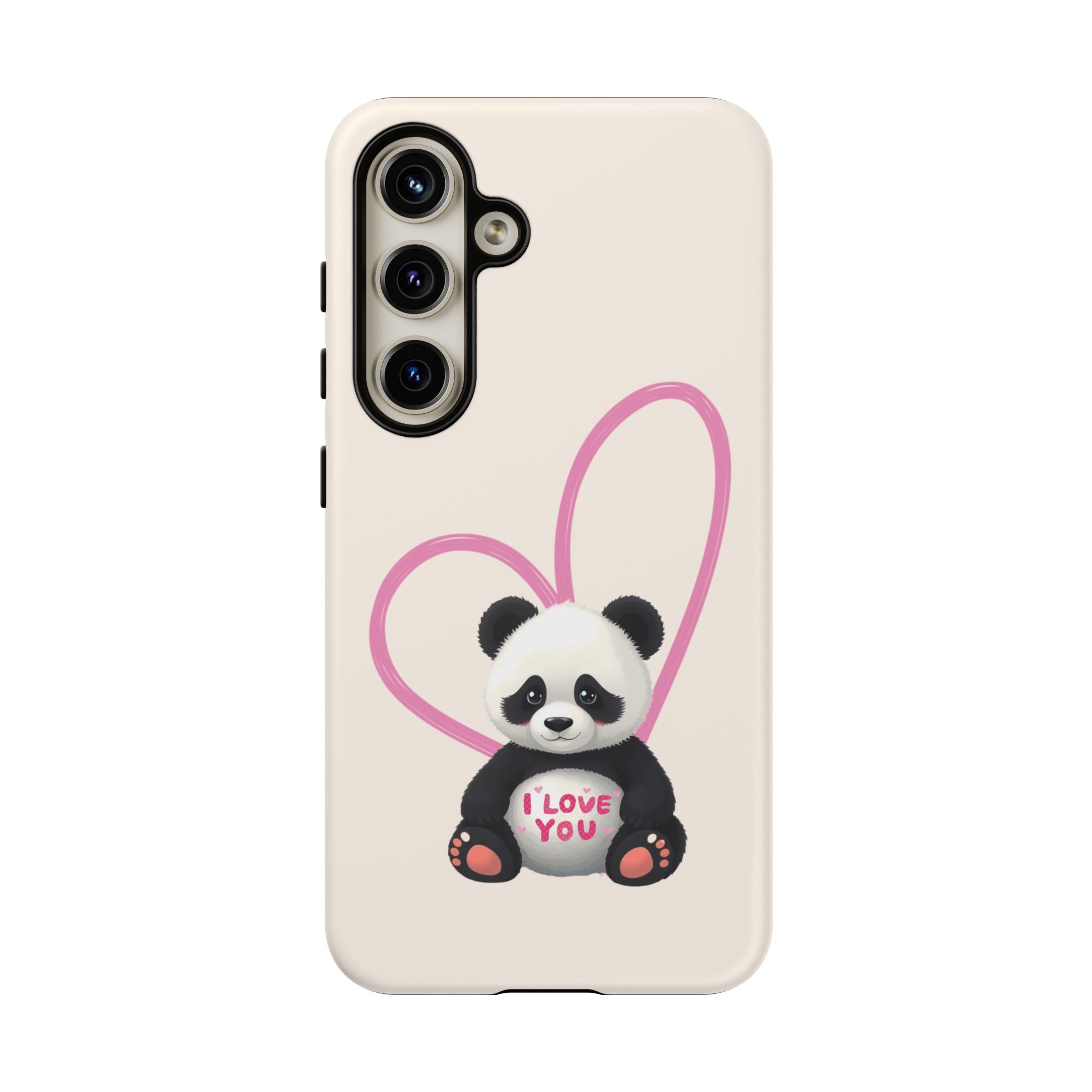 Adorable Panda Love Phone Case – Samsung Galaxy S20-S26