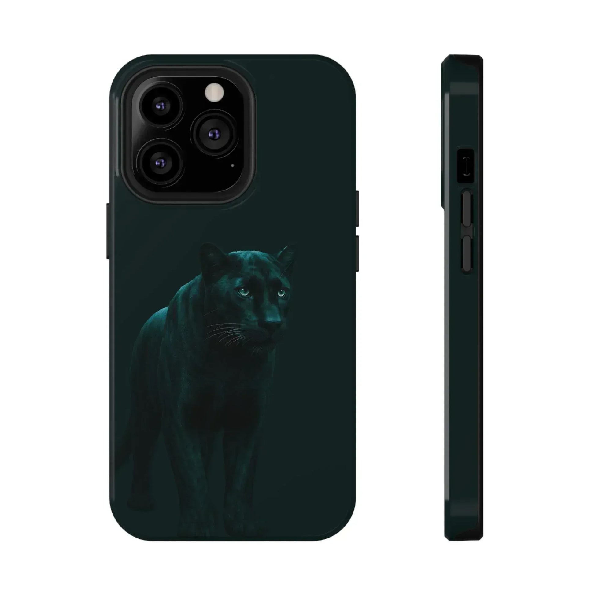 Black Panther Phone Case for iPhone 12-16 and Galaxy S21-S22 - KARARMDESIGN