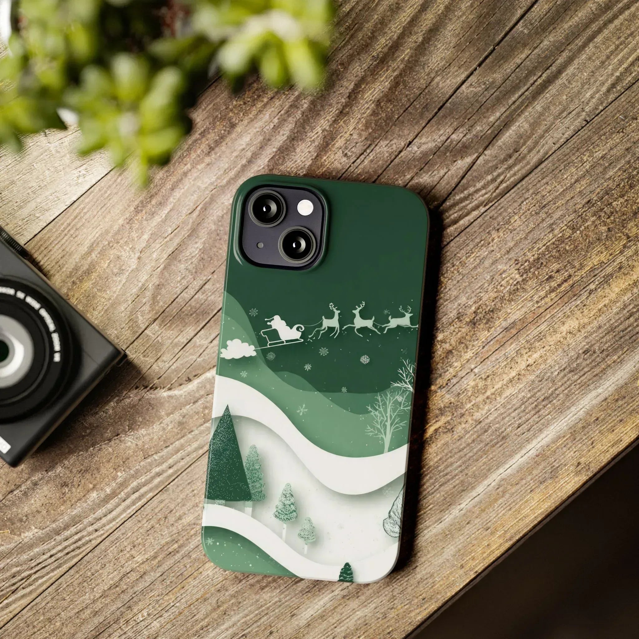 Evergreen Forest Phone Case for iPhone 11–17 - KARARMDESIGN