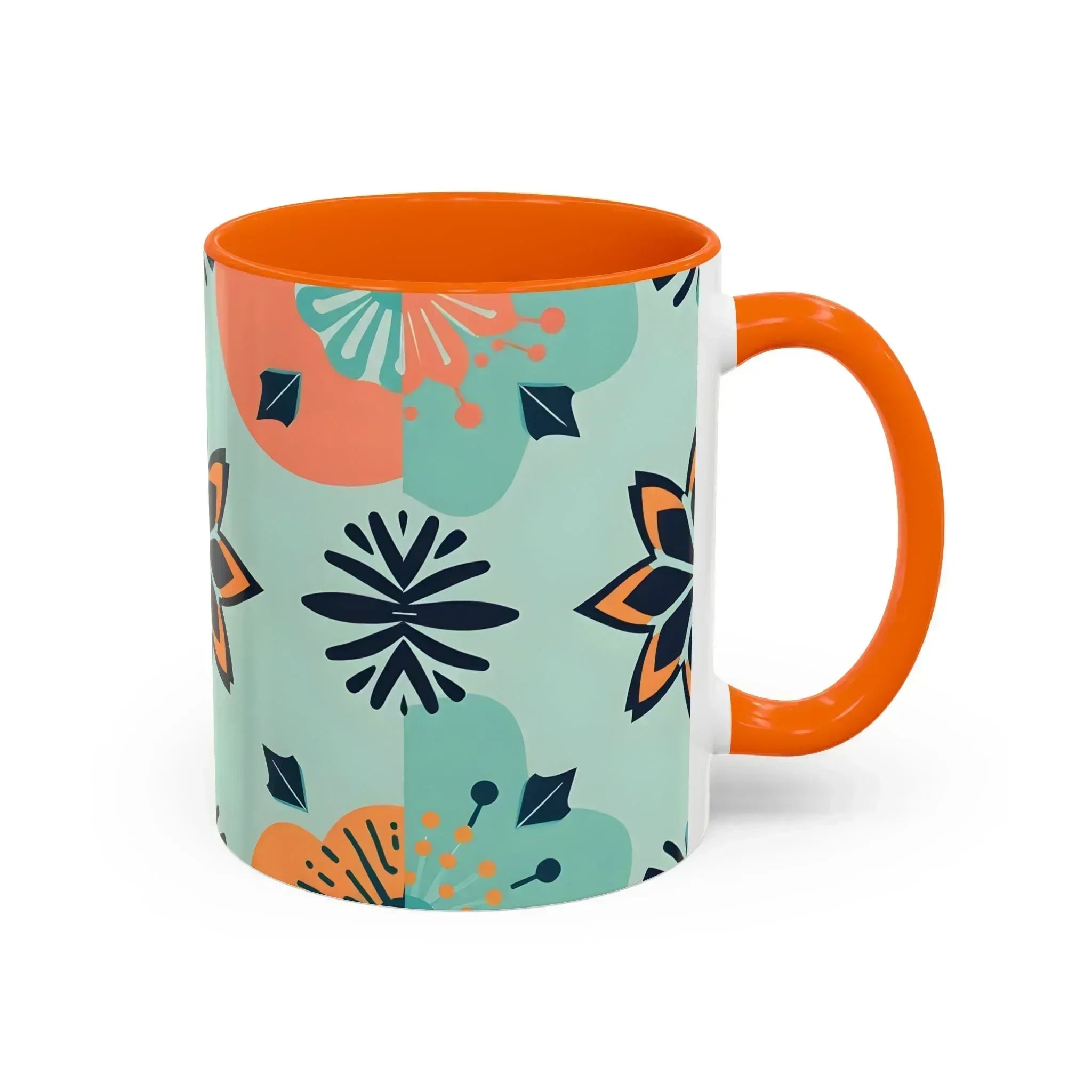 Floral Ornament Coffee Mug – 11oz - KARARMDESIGN