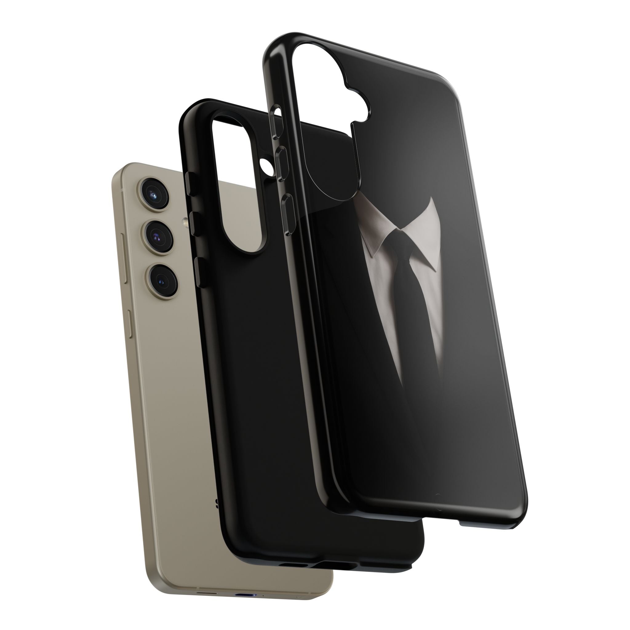 Gentleman's Armor Tough Phone Case – iPhone 11–17 & Galaxy S20–S26
