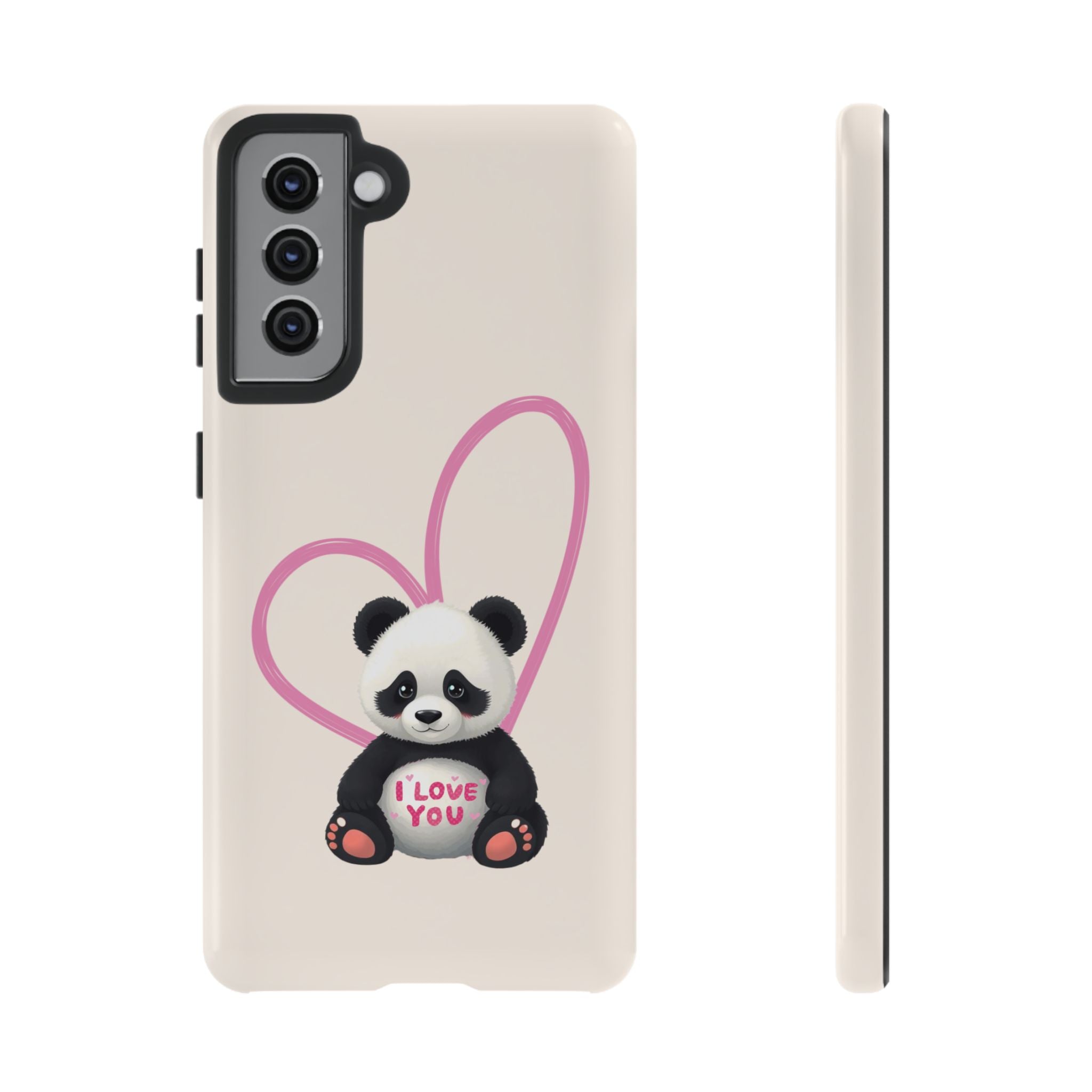 Adorable Panda Love Phone Case – Samsung Galaxy S20-S26