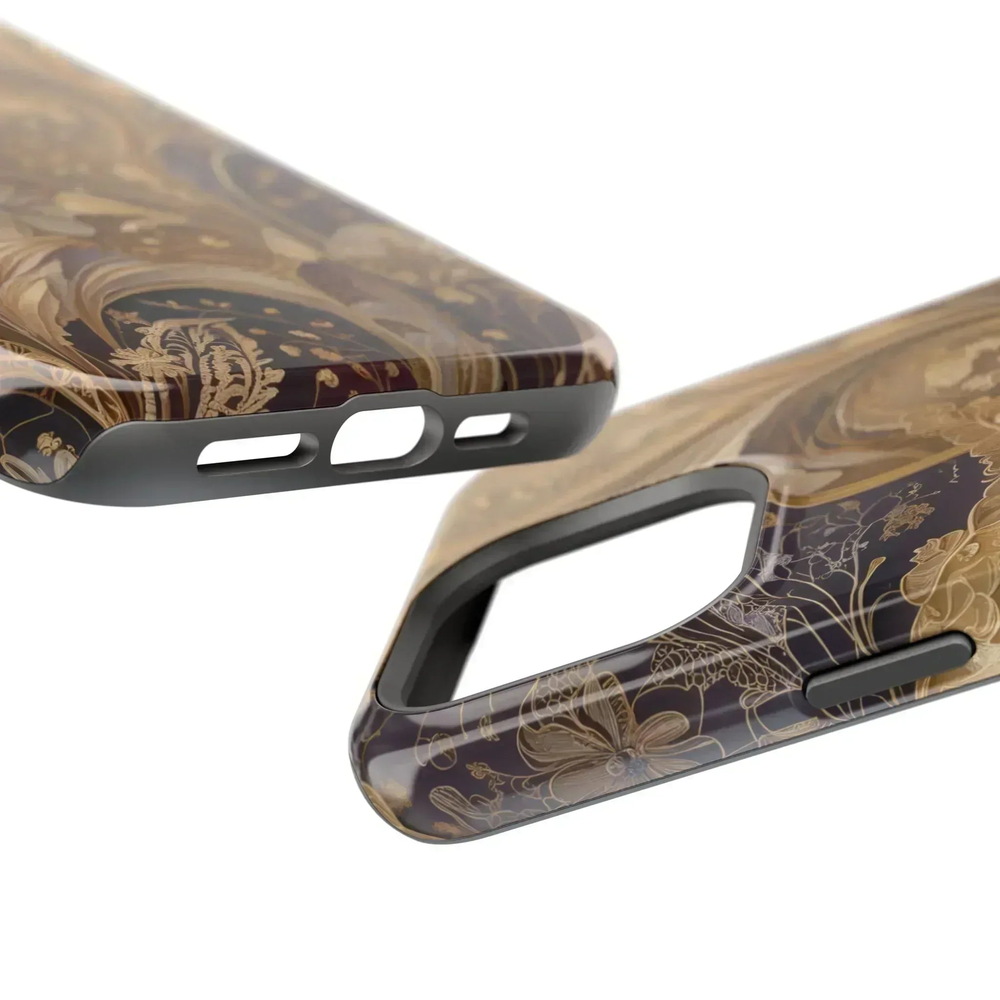 Botanical Luxury Design Phone Case for iPhone 12-16 and Galaxy S21-S22 - KARARMDESIGN