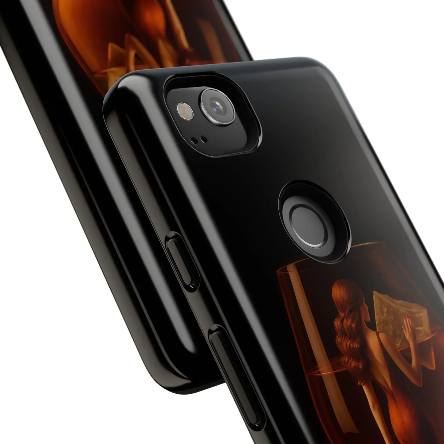 Elegant Midnight Lady Phone Case for iPhone 8-16 and Google Pixel up to 9 Models - KarArmDesign
