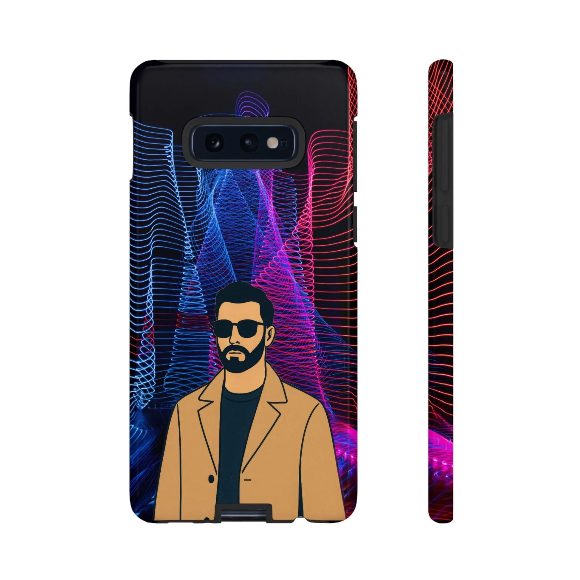 Bearded Style Phone Case for iPhone 11-17 and Galaxy S20-S25 - KARARMDESIGN
