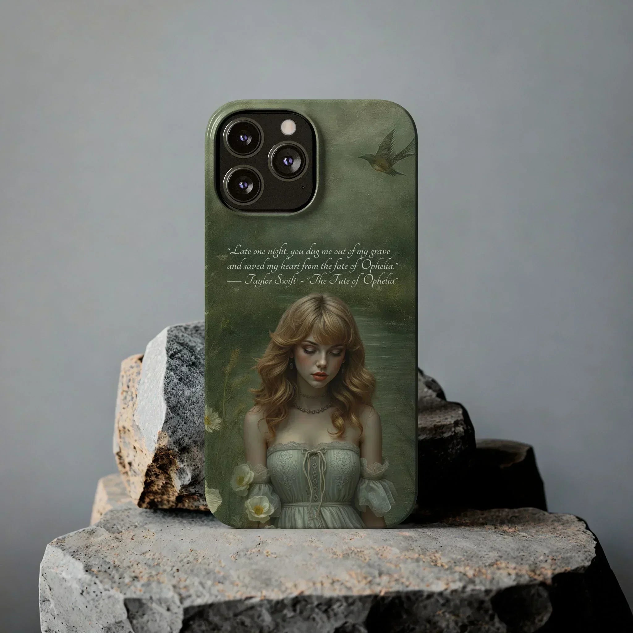 "Melancholic Ophelia" Phone Case for iPhone 11-17 Models - KARARMDESIGN