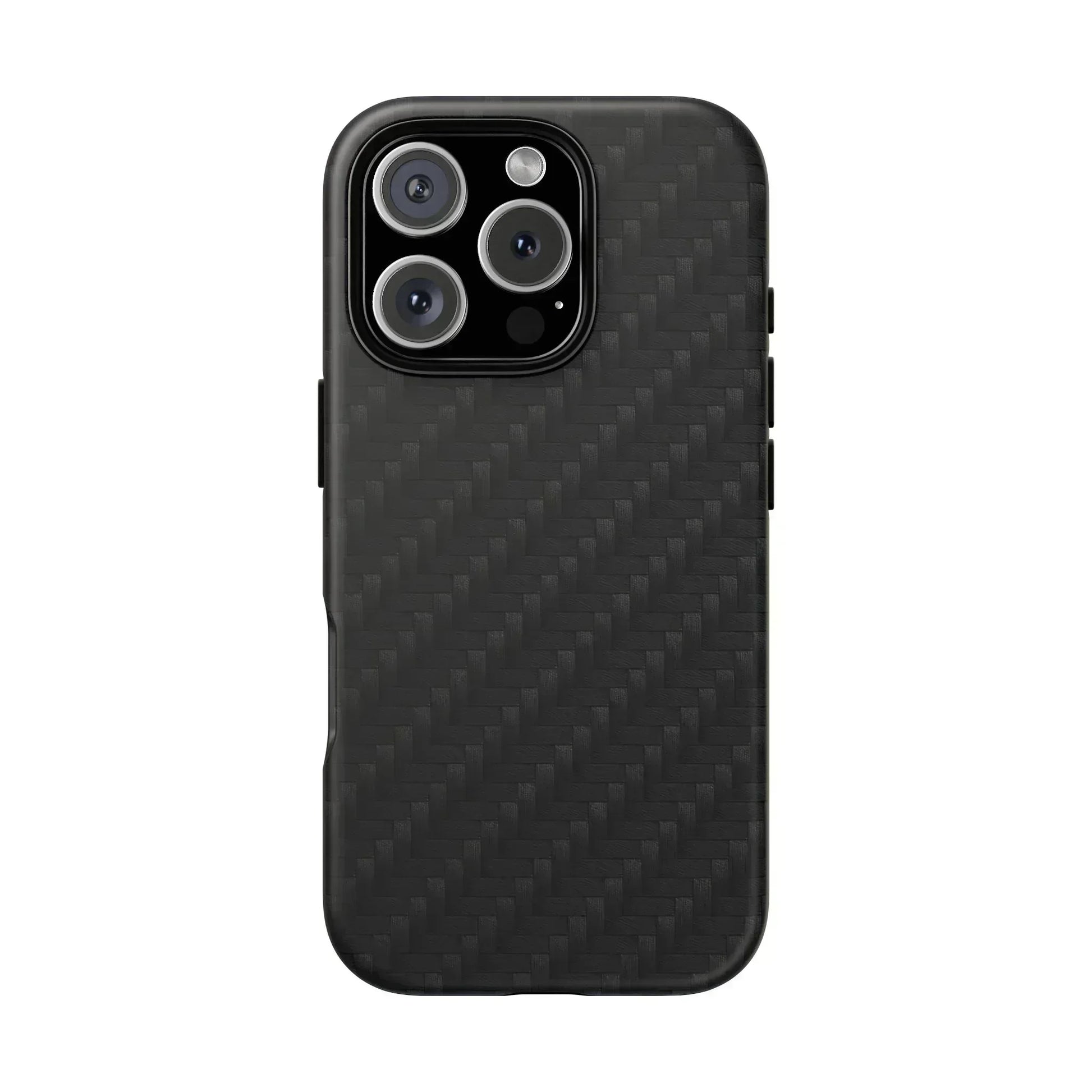 Black Carbon Phone Case for iPhone 8-16 and Google Pixel up to 9 - KARARMDESIGN
