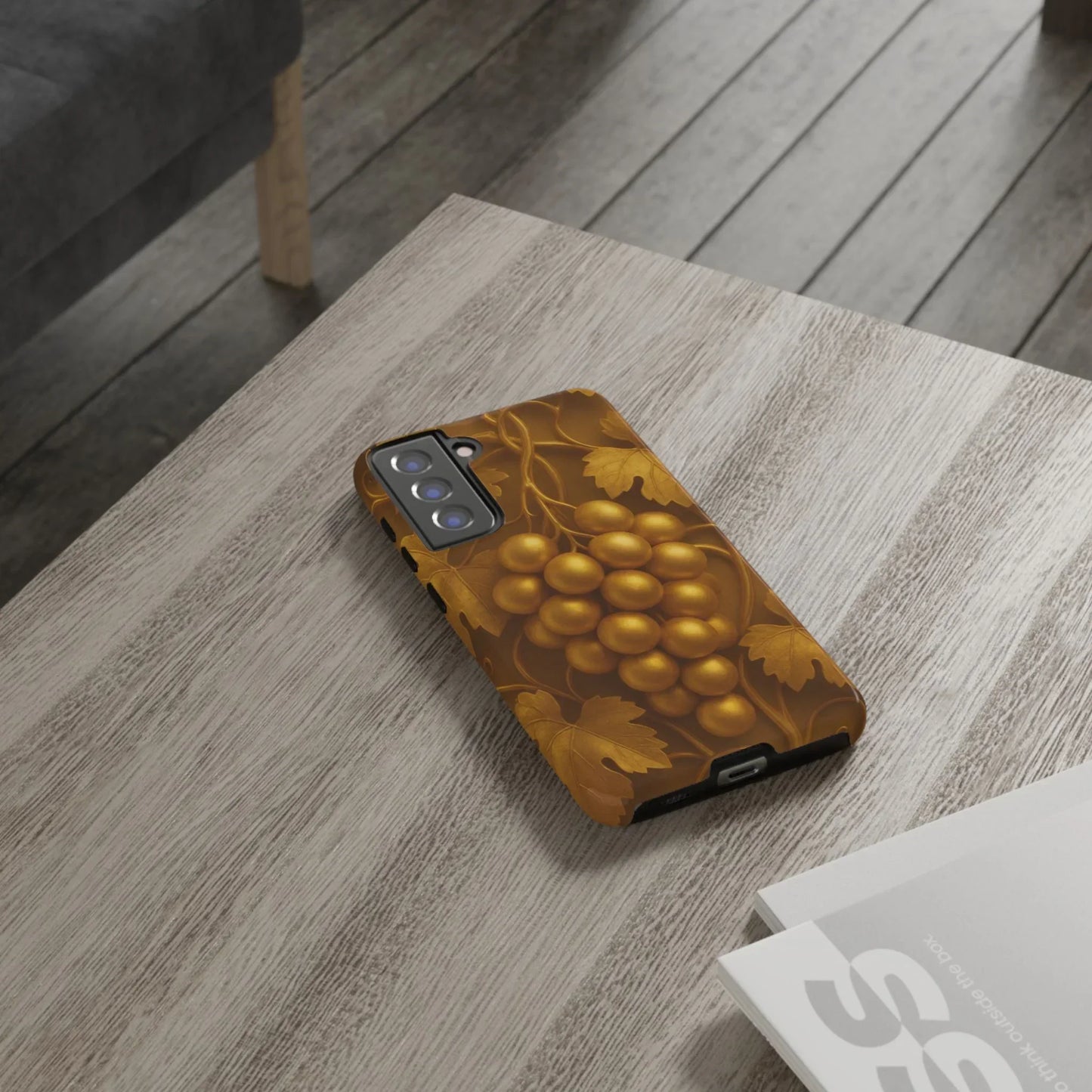 Golden Grapes Phone Case for Samsung Galaxy S10-S25 Models - KarArmDesign
