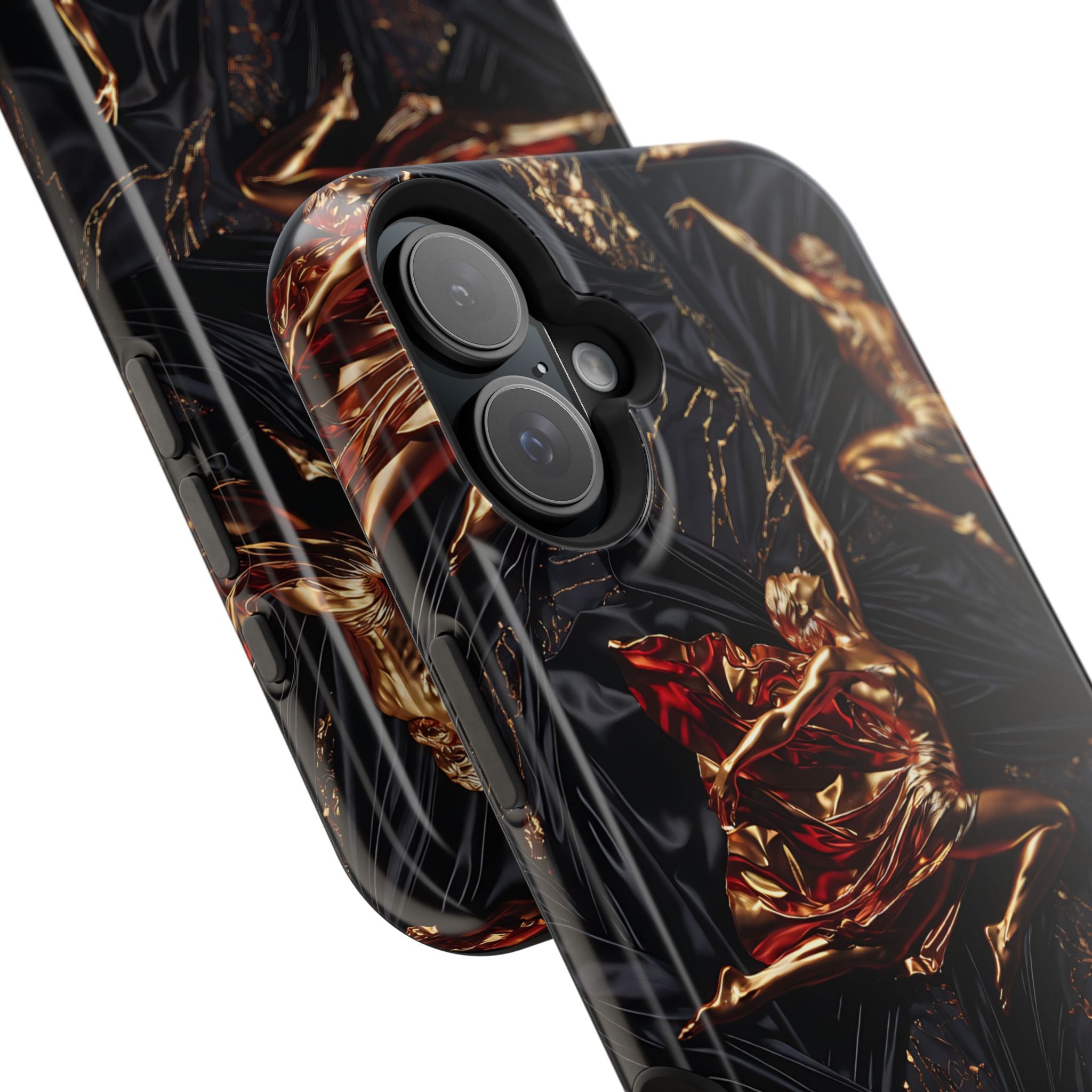 Gold Sculpture Phone Case for iPhone 13-17 & Samsung Galaxy S26