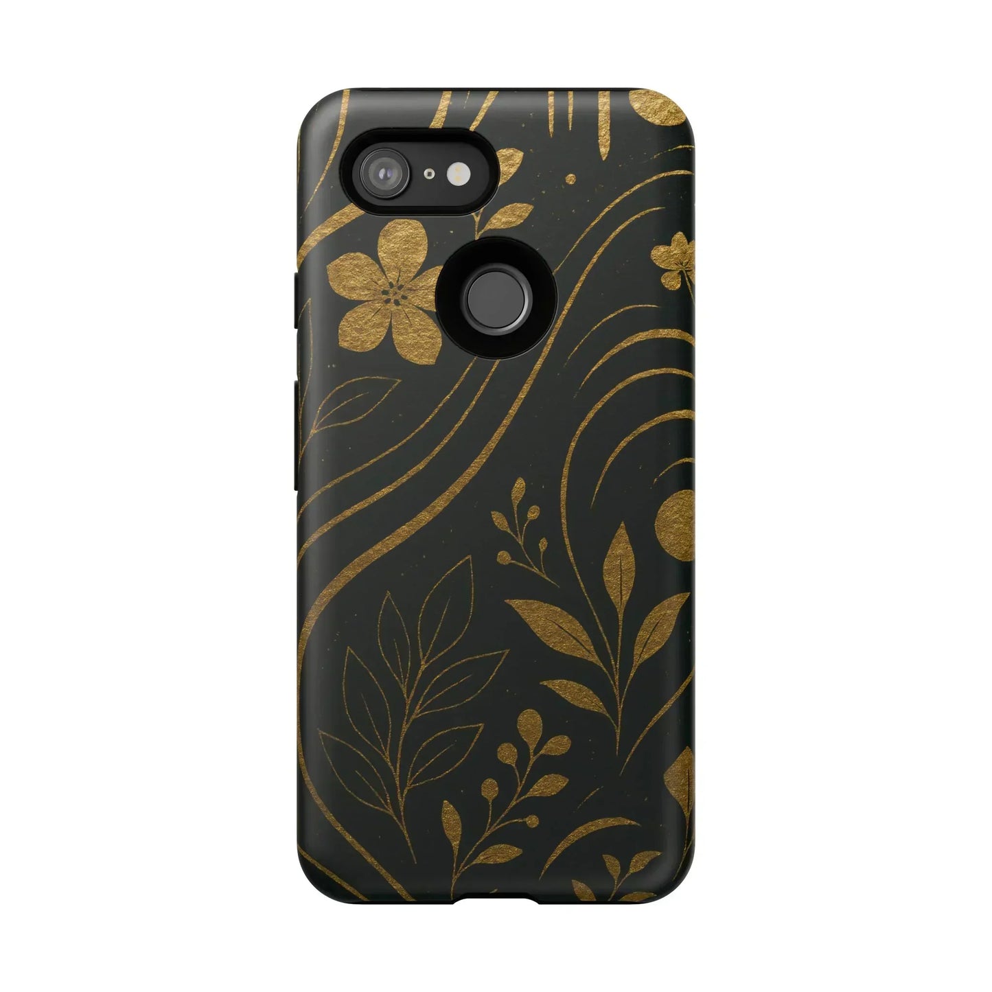 Foil Frenzy Abstract Gold Pattern Phone Case for Samsung Galaxy and Google Pixel - KarArmDesign