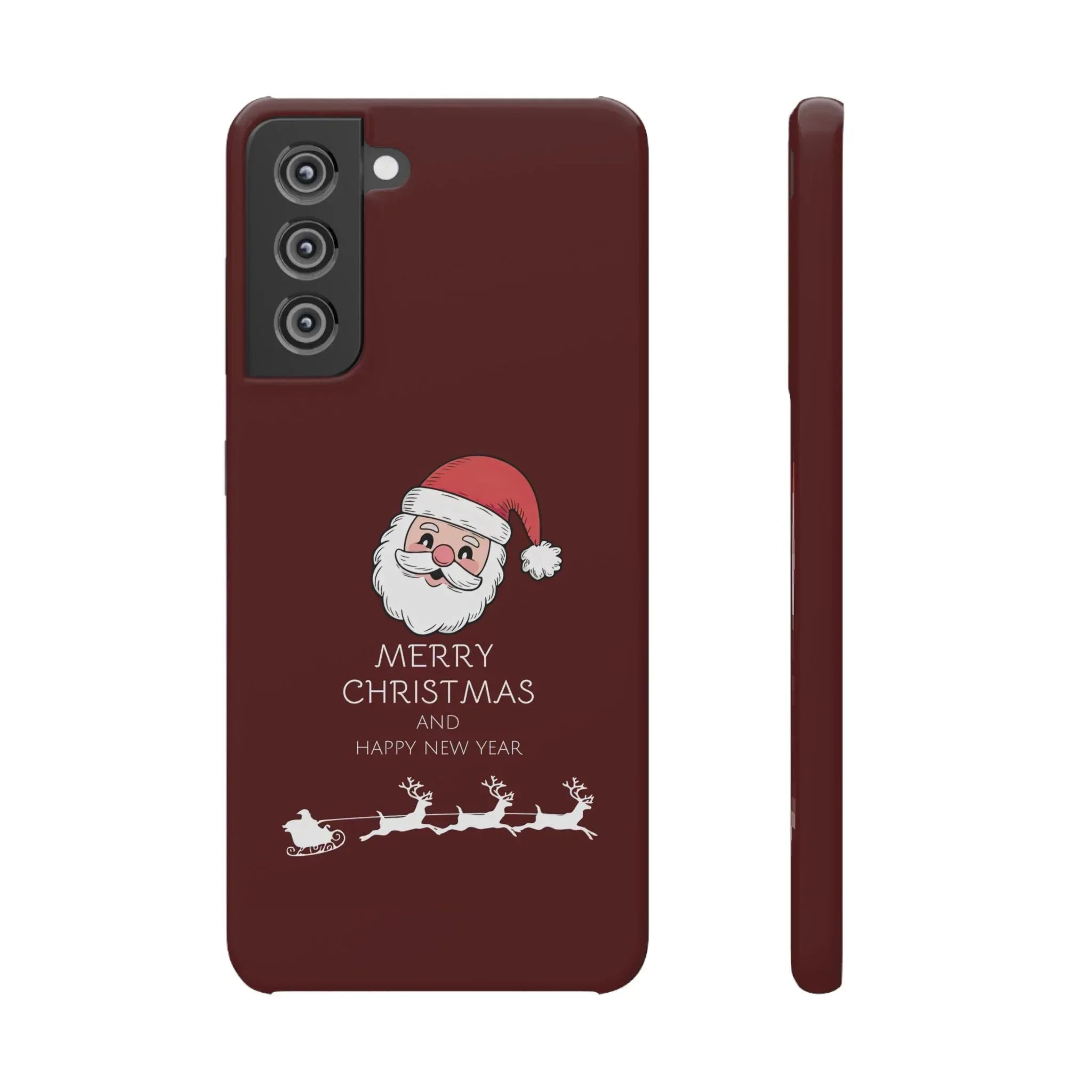 Crimson Claus Phone Case for iPhone 8-17 and Galaxy S20-S25 - KARARMDESIGN