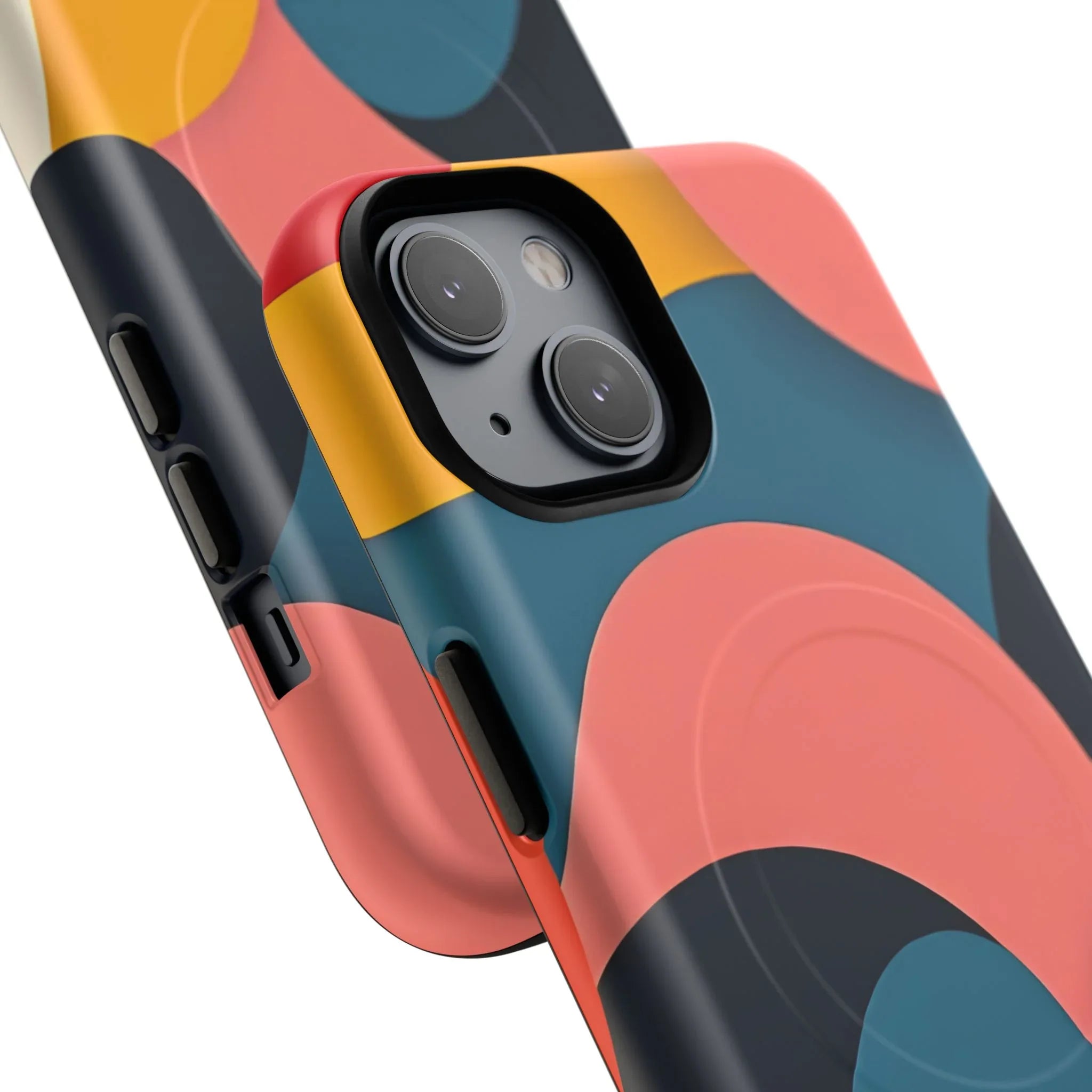 Colorful Abstract Art Phone Case for iPhone 13-17 - KARARMDESIGN