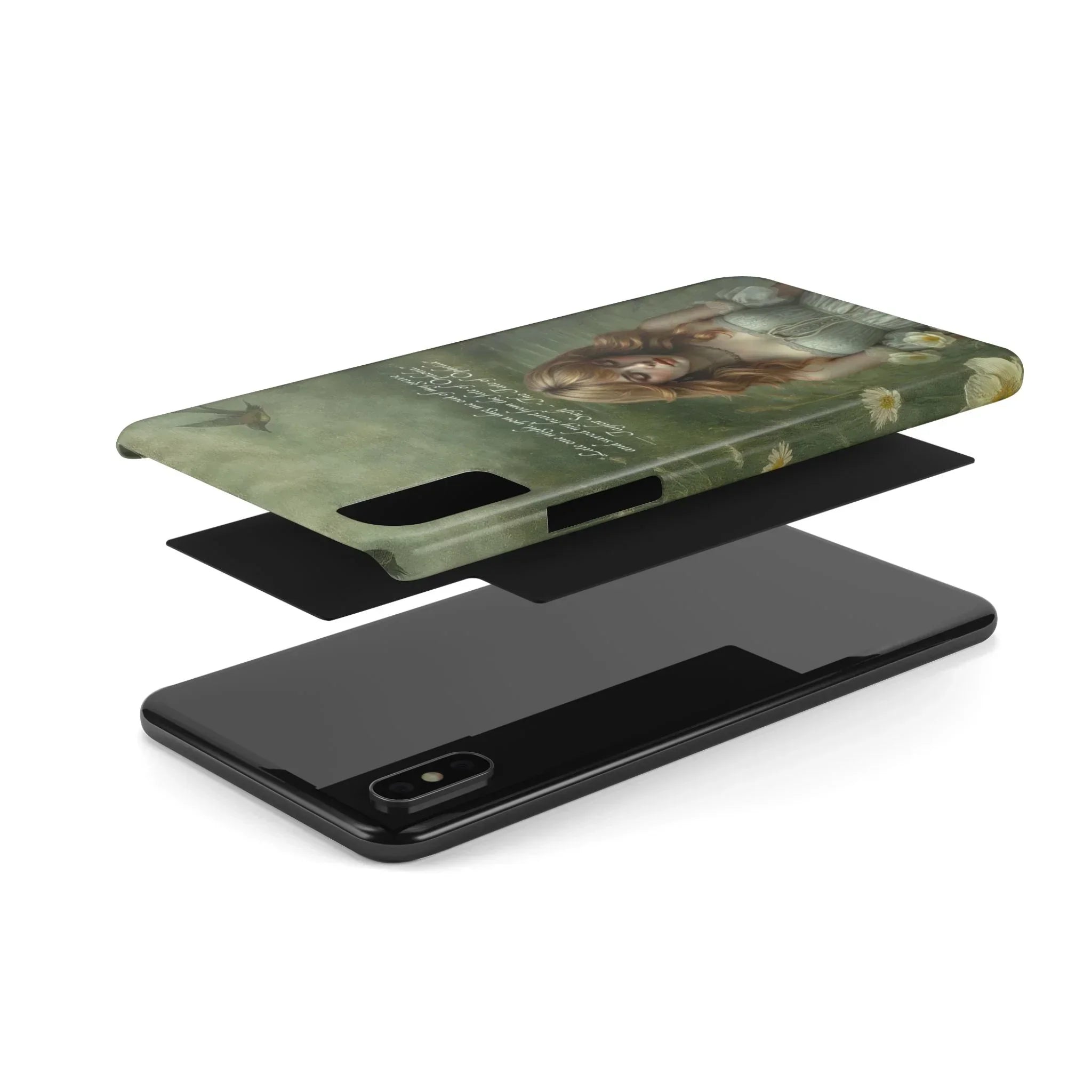 "Melancholic Ophelia" Phone Case for iPhone 11-17 Models - KARARMDESIGN