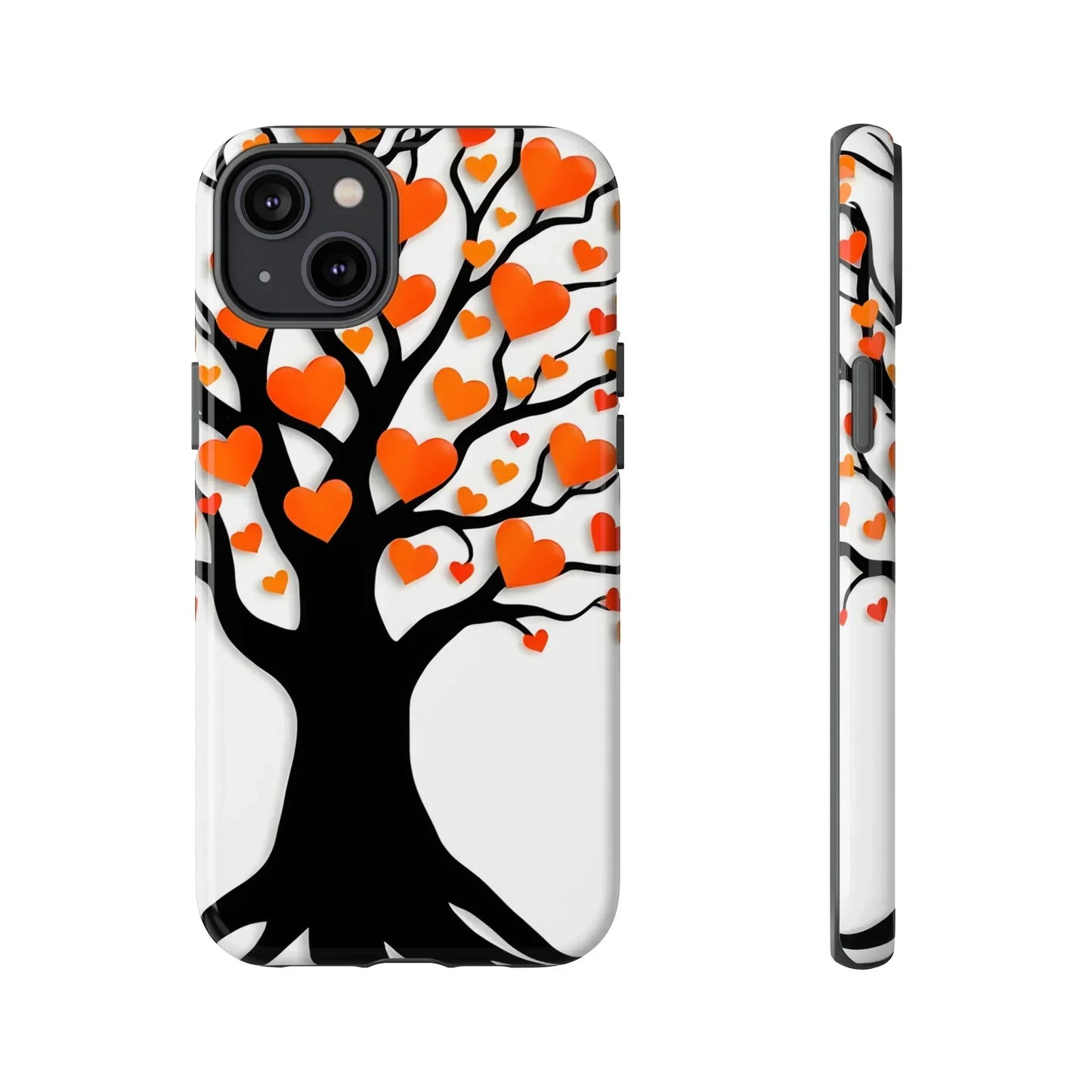 Heart Design Phone Case for iPhone 8–16 and Galaxy S10–S25 Models - KarArmDesign