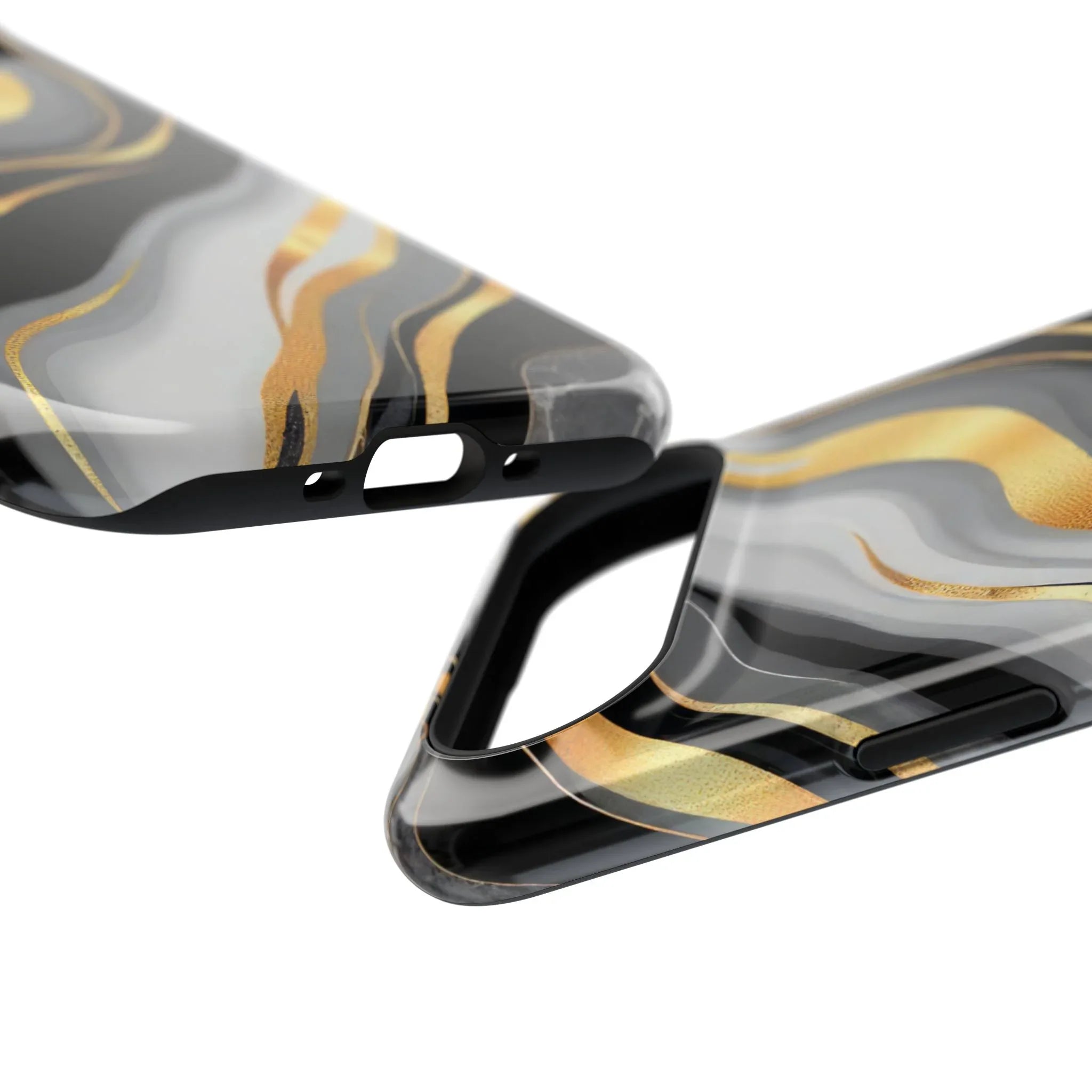 Modern Marble Flow Phone Case for iPhone 11-17 - KARARMDESIGN