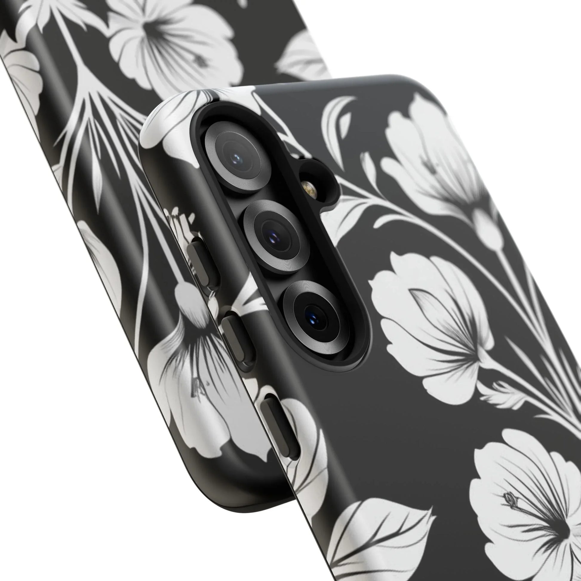 Elegant Floral Phone Case for Galaxy S20-S25 - KARARMDESIGN