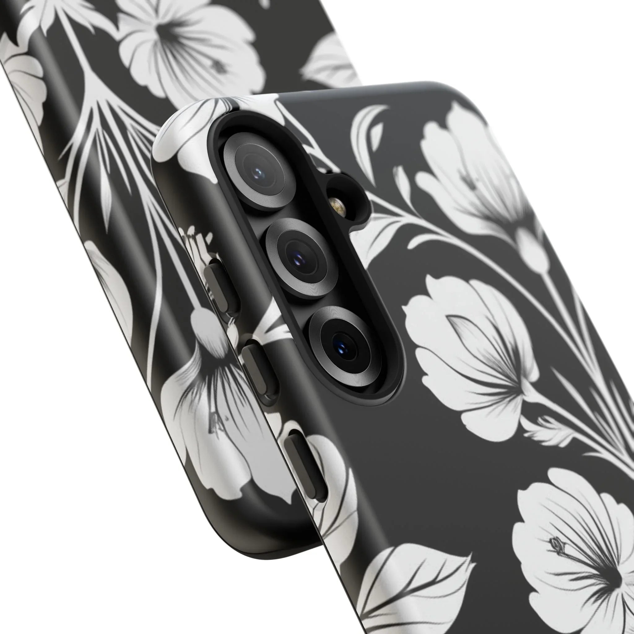 Elegant Floral Phone Case for Galaxy S20-S25 - KARARMDESIGN