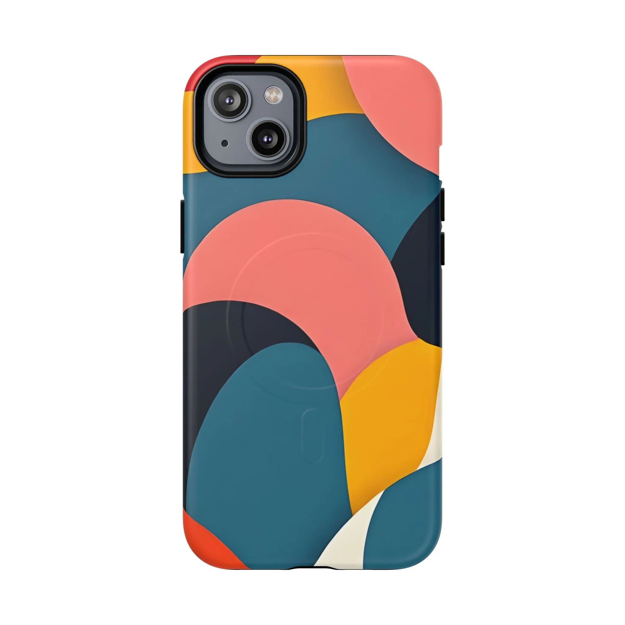 Colorful Abstract Art Phone Case for iPhone 13-17 - KARARMDESIGN