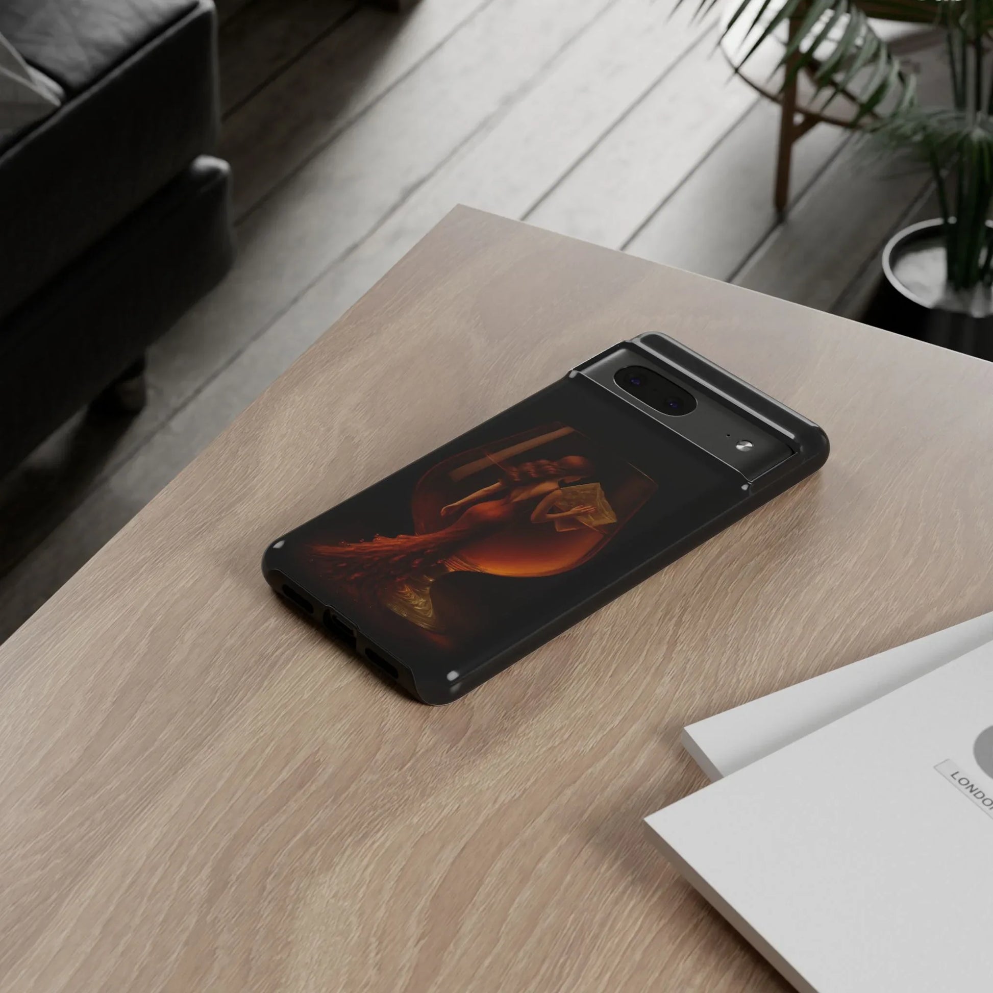 Elegant Midnight Lady Phone Case for iPhone 8-17 and Google Pixel 4-9 - KARARMDESIGN