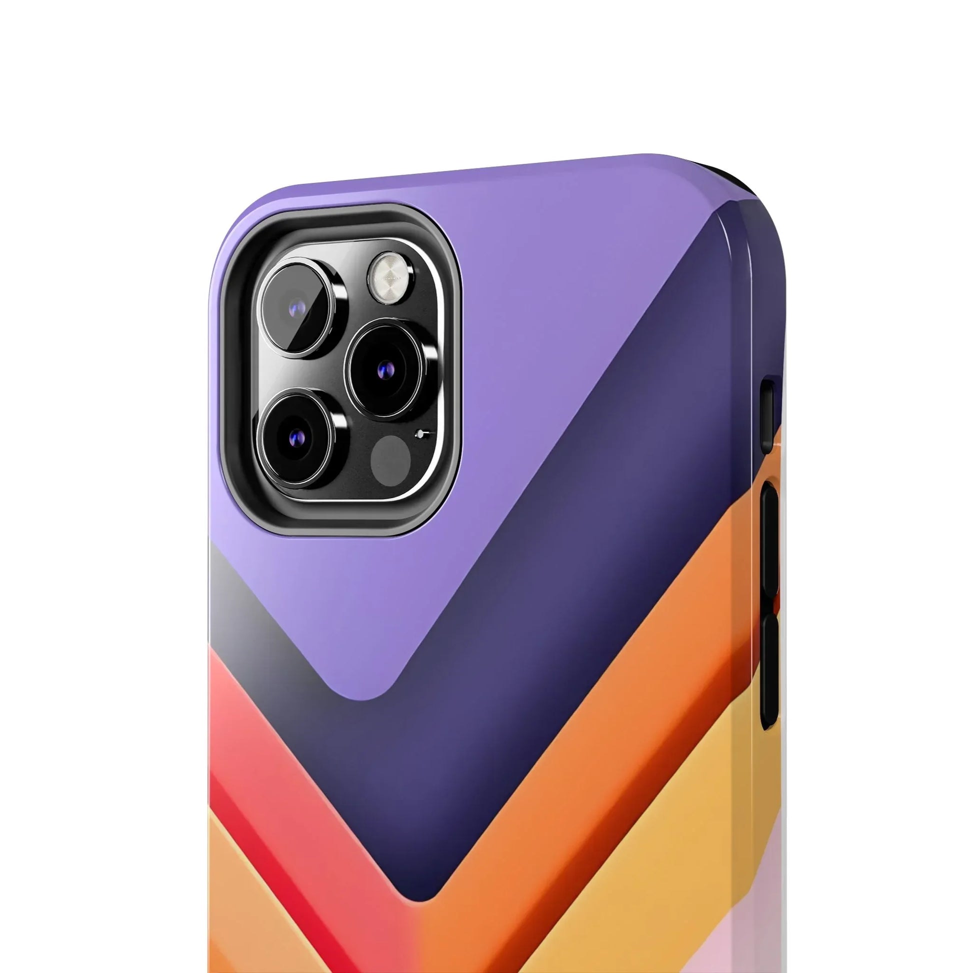 Vibrant Geometric Chevron Phone Case for iPhone and Galaxy - KARARMDESIGN