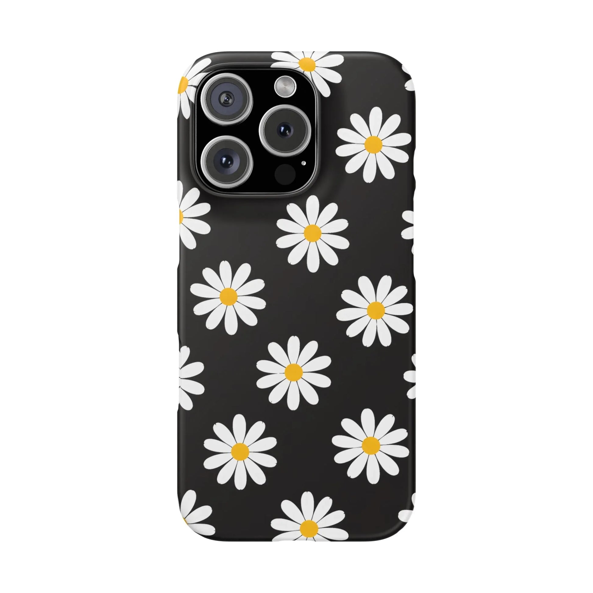 Daisy Charm Phone Case for iPhone 11-17 and Galaxy S20-S25 - KARARMDESIGN
