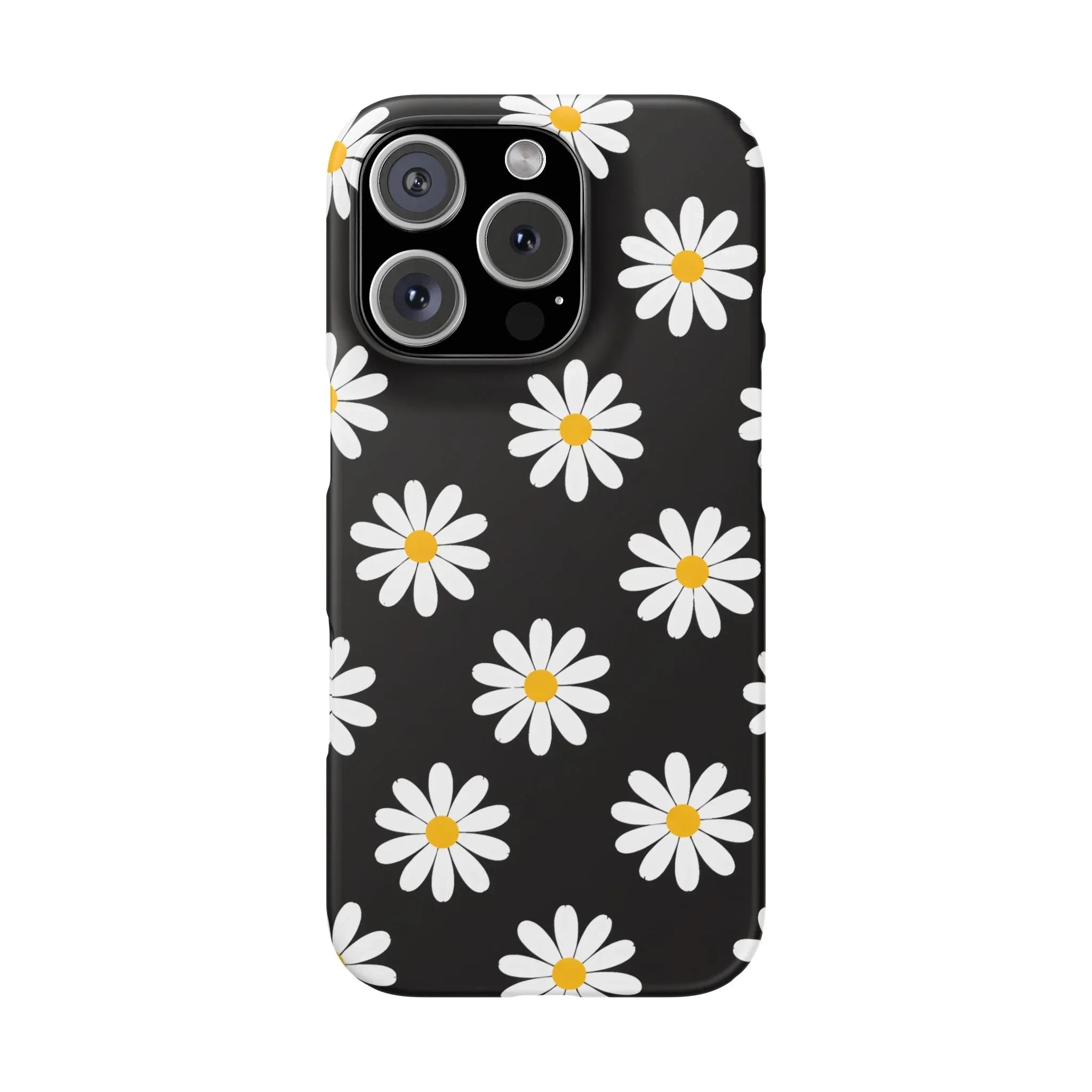 Daisy Charm Phone Case for iPhone 11-17 and Galaxy S20-S25 - KARARMDESIGN