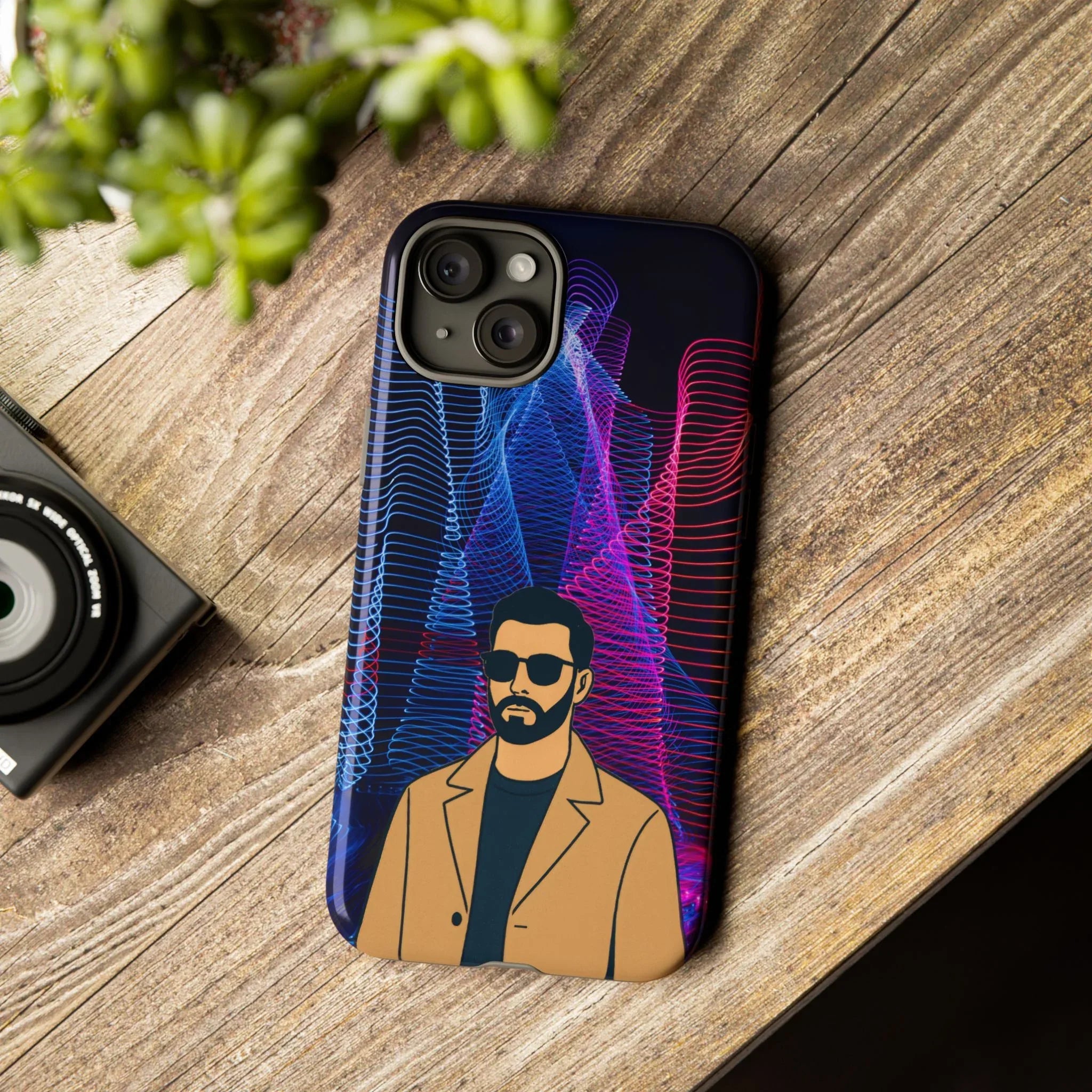 Bearded Style Phone Case for iPhone 11-17 and Galaxy S20-S25 - KARARMDESIGN