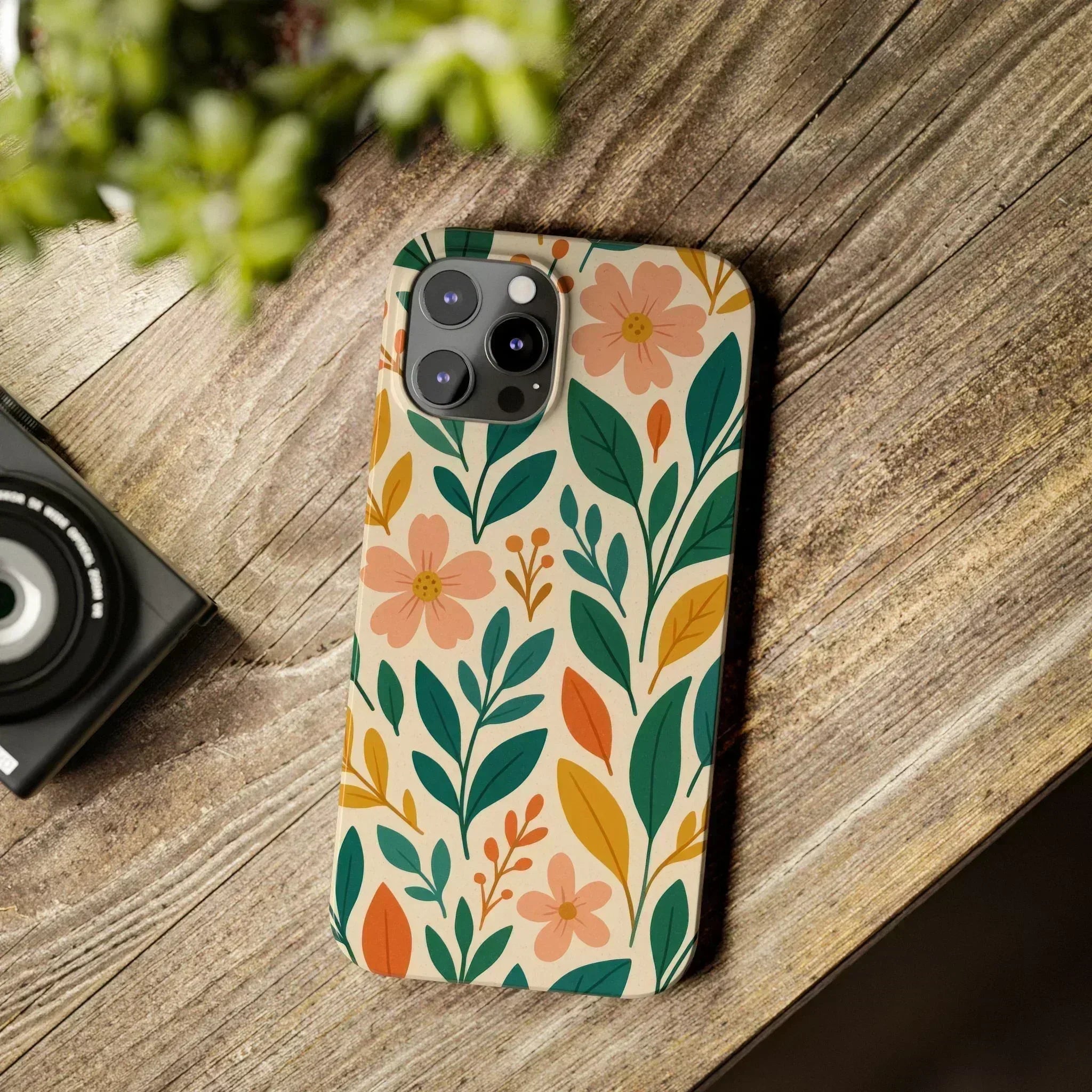 Floral Harmony Phone Case for iPhone 11-16 - KARARMDESIGN
