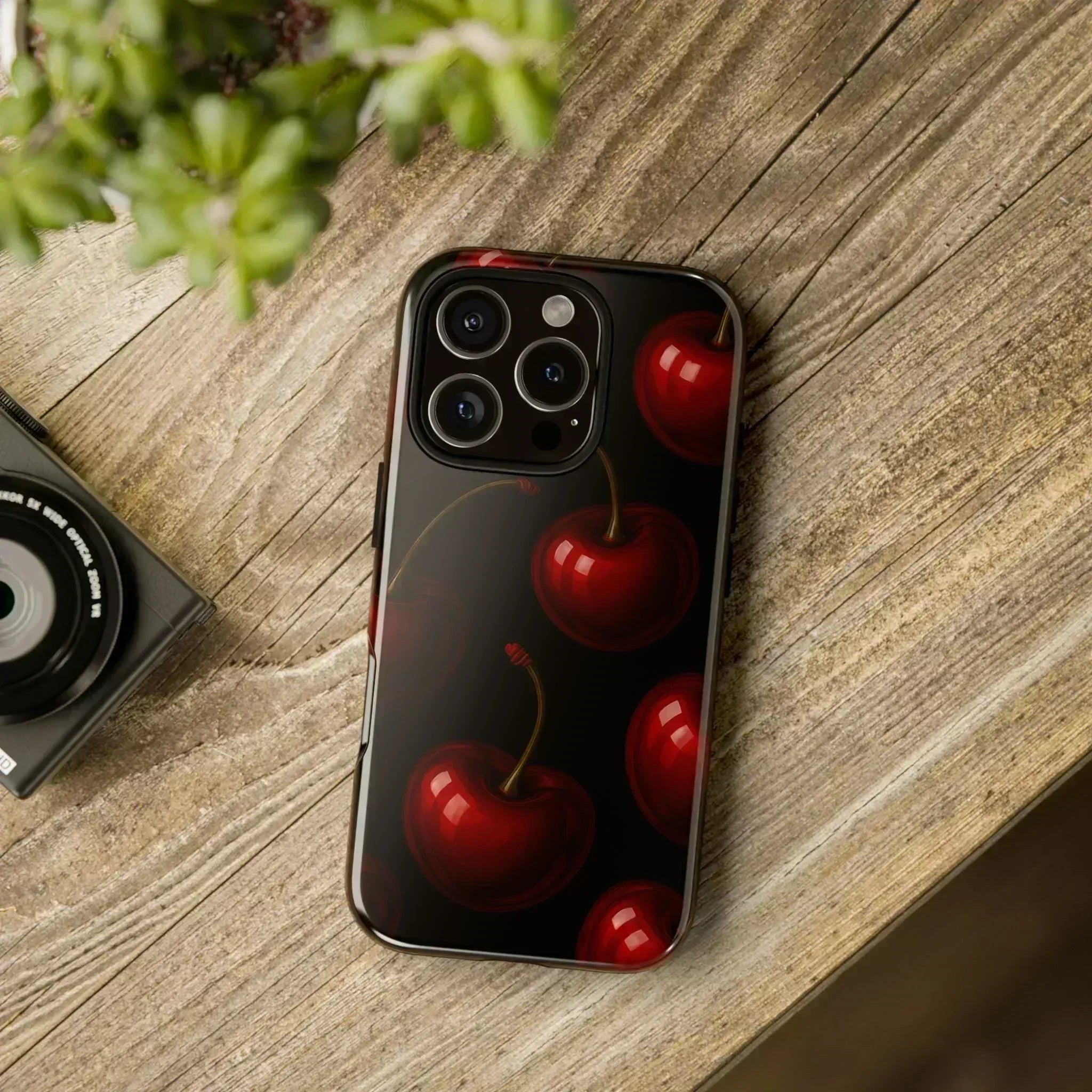 Cherry Phone Case for iPhone X-16 and Galaxy S20-S25 - KARARMDESIGN