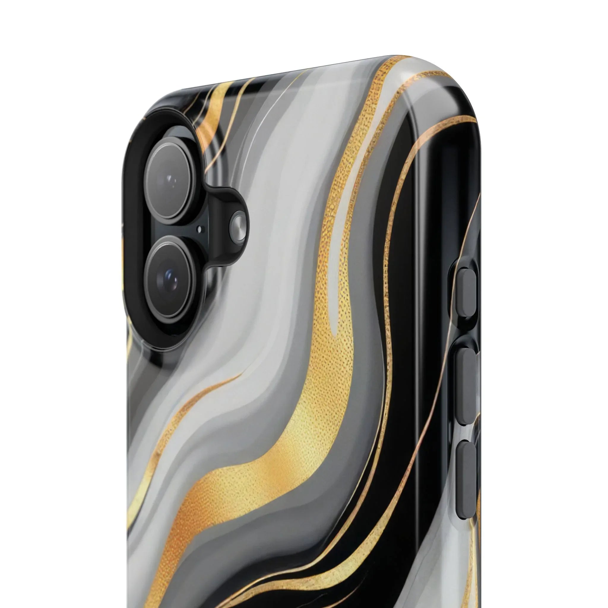 Modern Marble Flow Phone Case for iPhone 11-17 - KARARMDESIGN