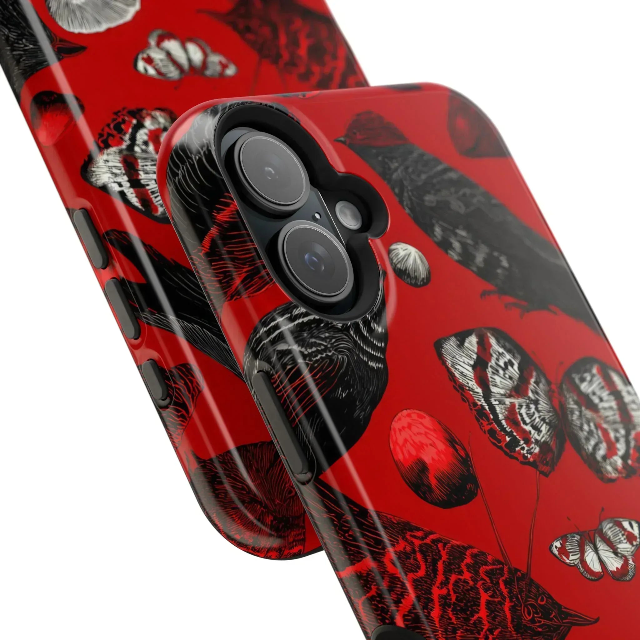 Crimson Wilderness Phone Case for iPhone 11-17 - KARARMDESIGN