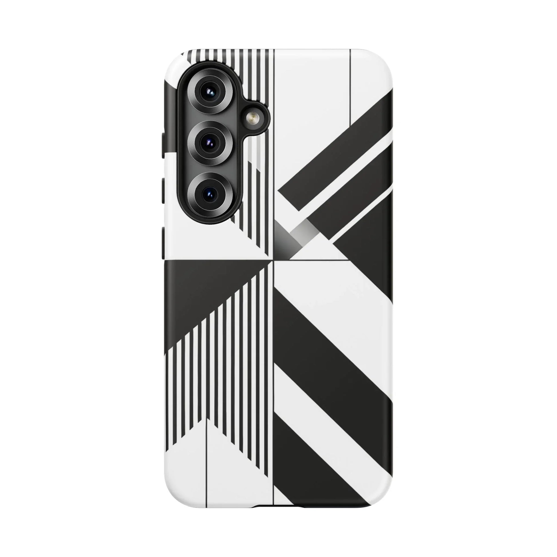 Monochrome Tough Phone Case for iPhone 11-16 and Galaxy S20–S25 - KARARMDESIGN
