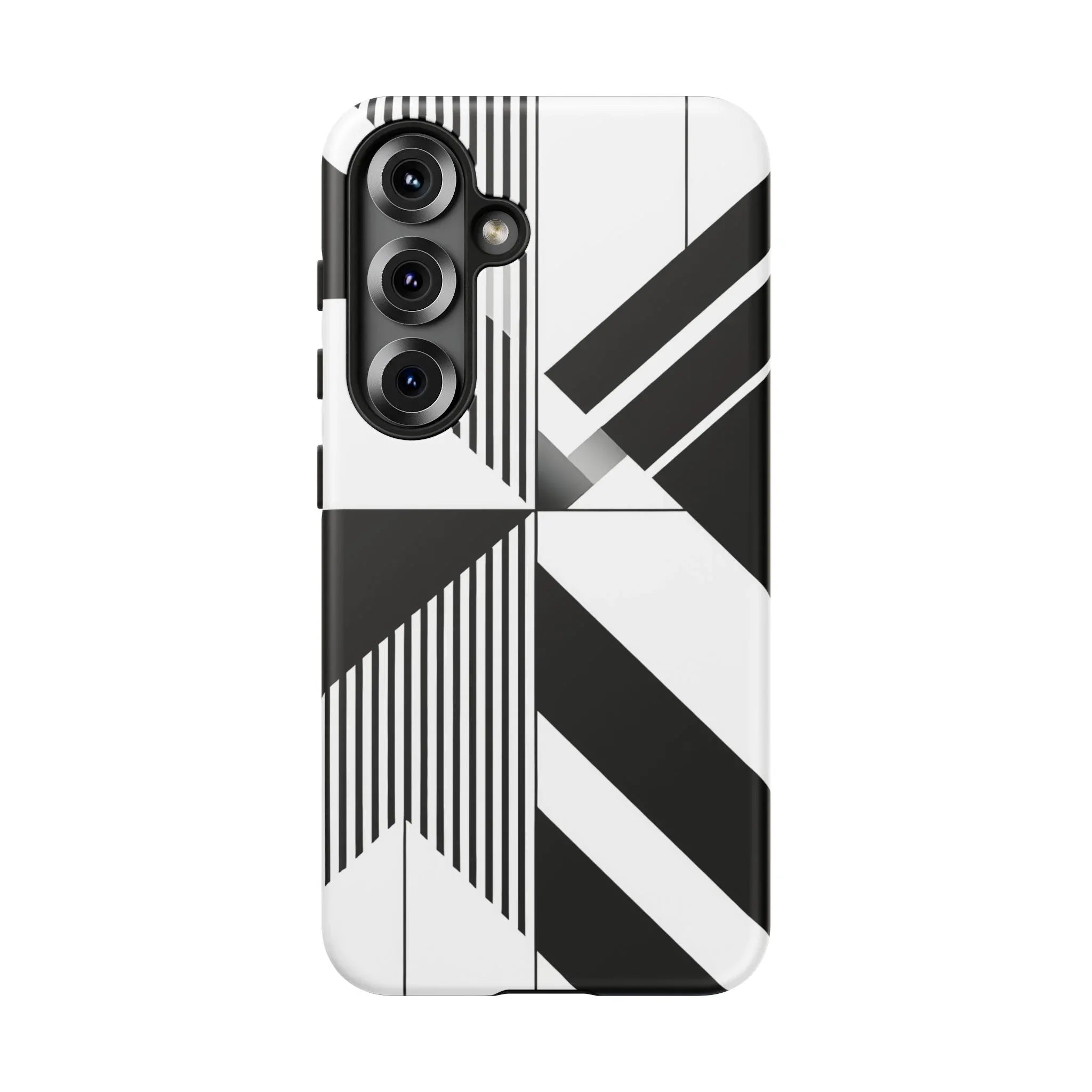 Monochrome Tough Phone Case for iPhone 11-16 and Galaxy S20–S25 - KARARMDESIGN