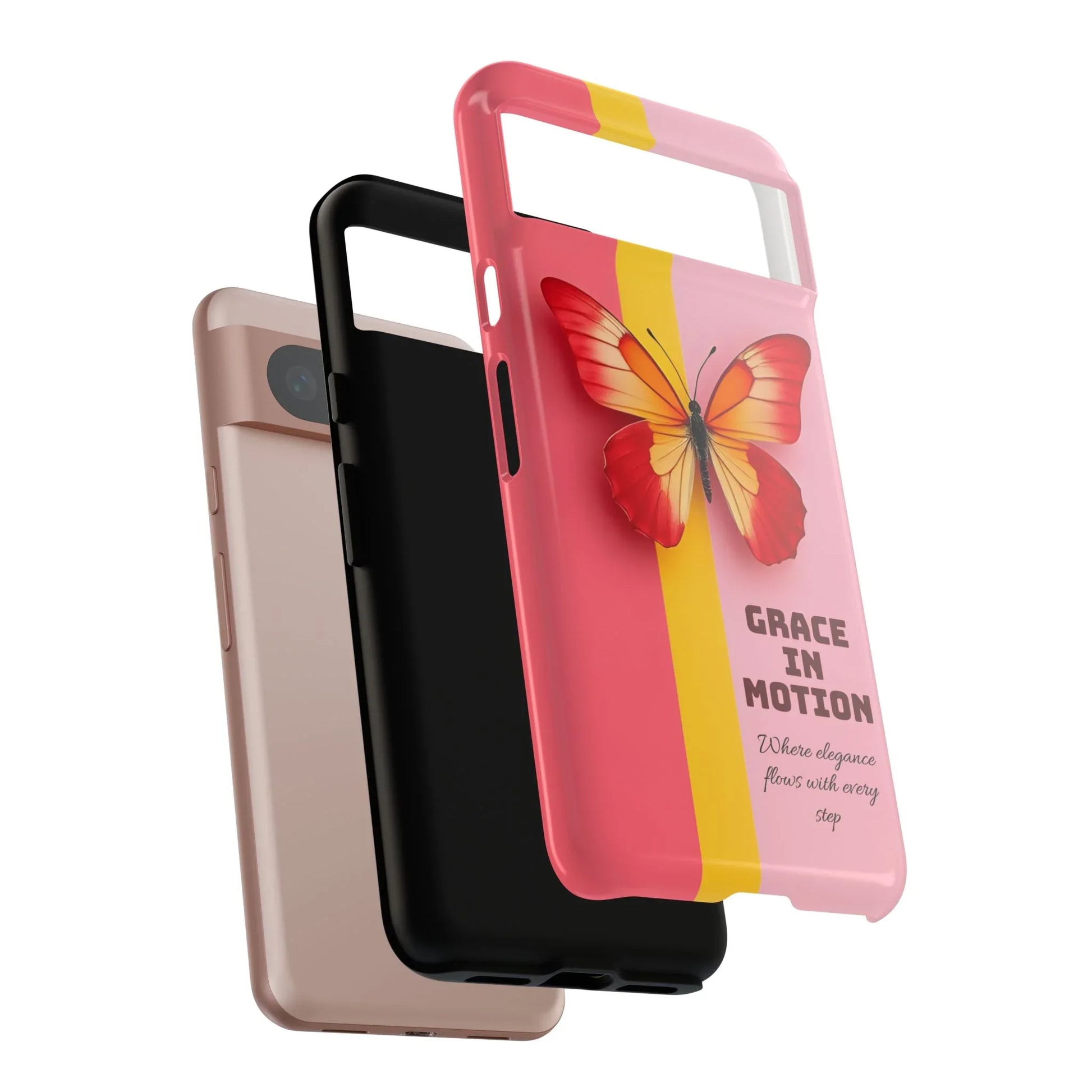 Grace in Motion – Elegant Phone Case for iPhone, Galaxy & Pixel - KARARMDESIGN