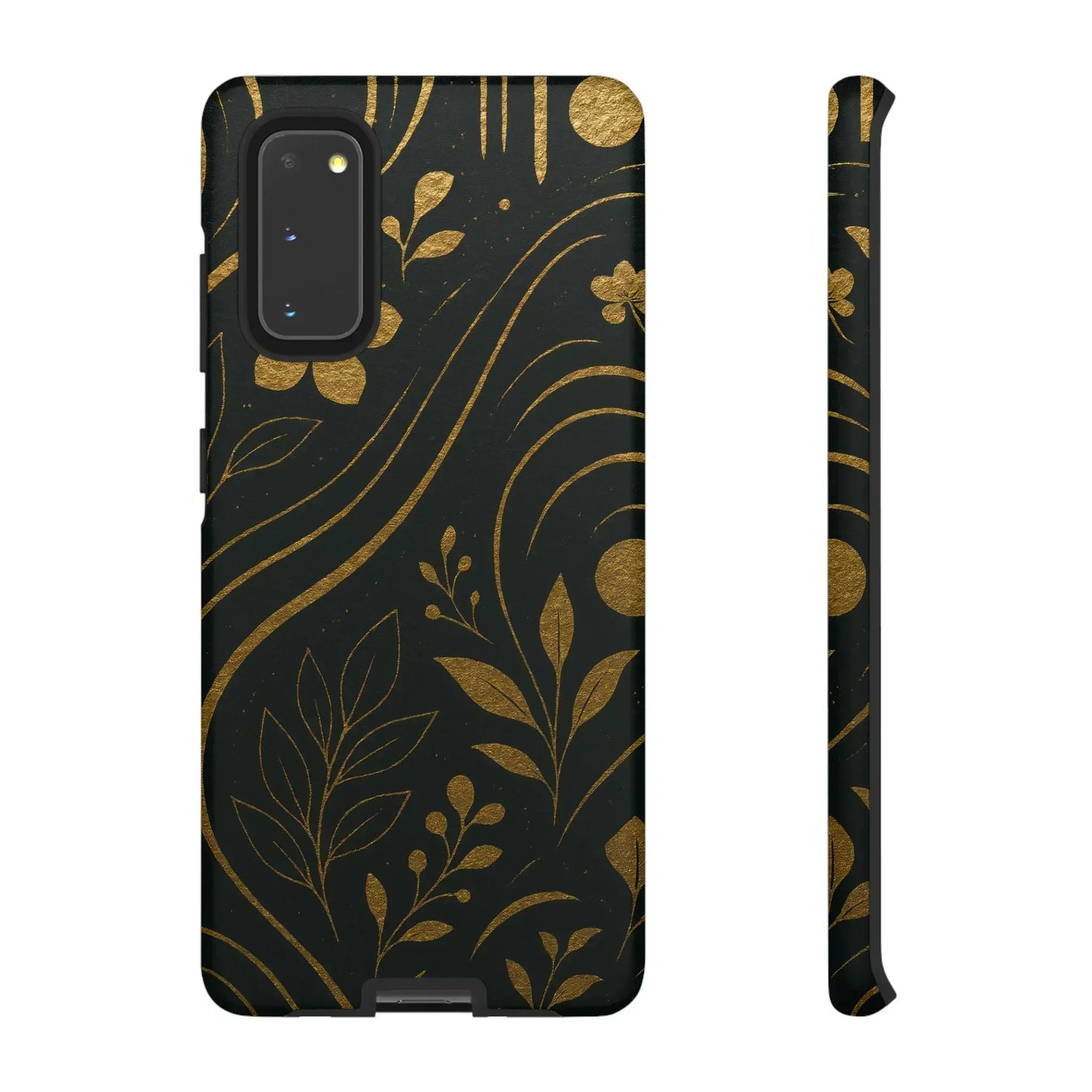 Foil Frenzy Abstract Gold Pattern Phone Case for Samsung Galaxy and Google Pixel - KarArmDesign