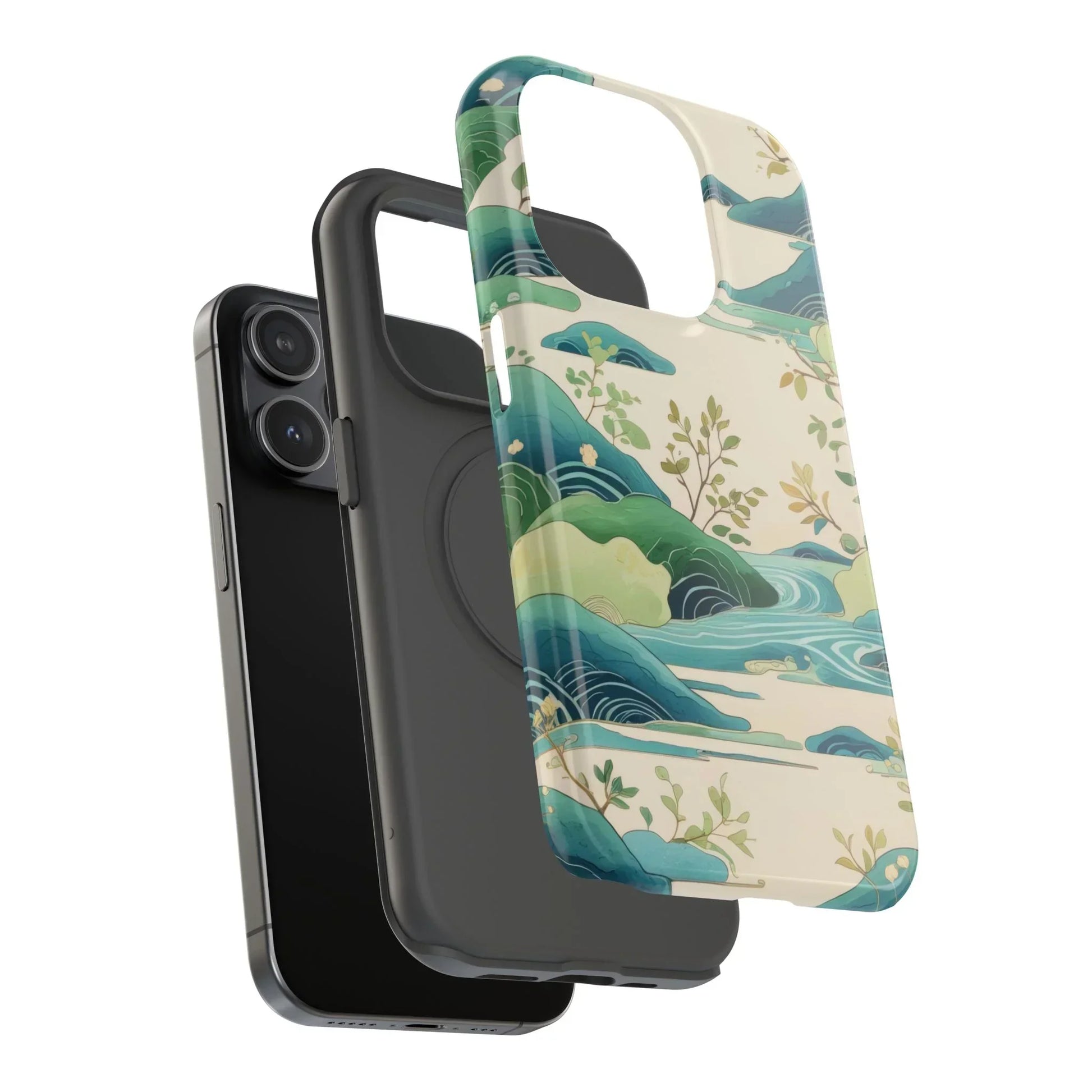 Nature Landscape Phone Case for iPhone 12-16 and Samsung Galaxy S21-S22 Models - KarArmDesign