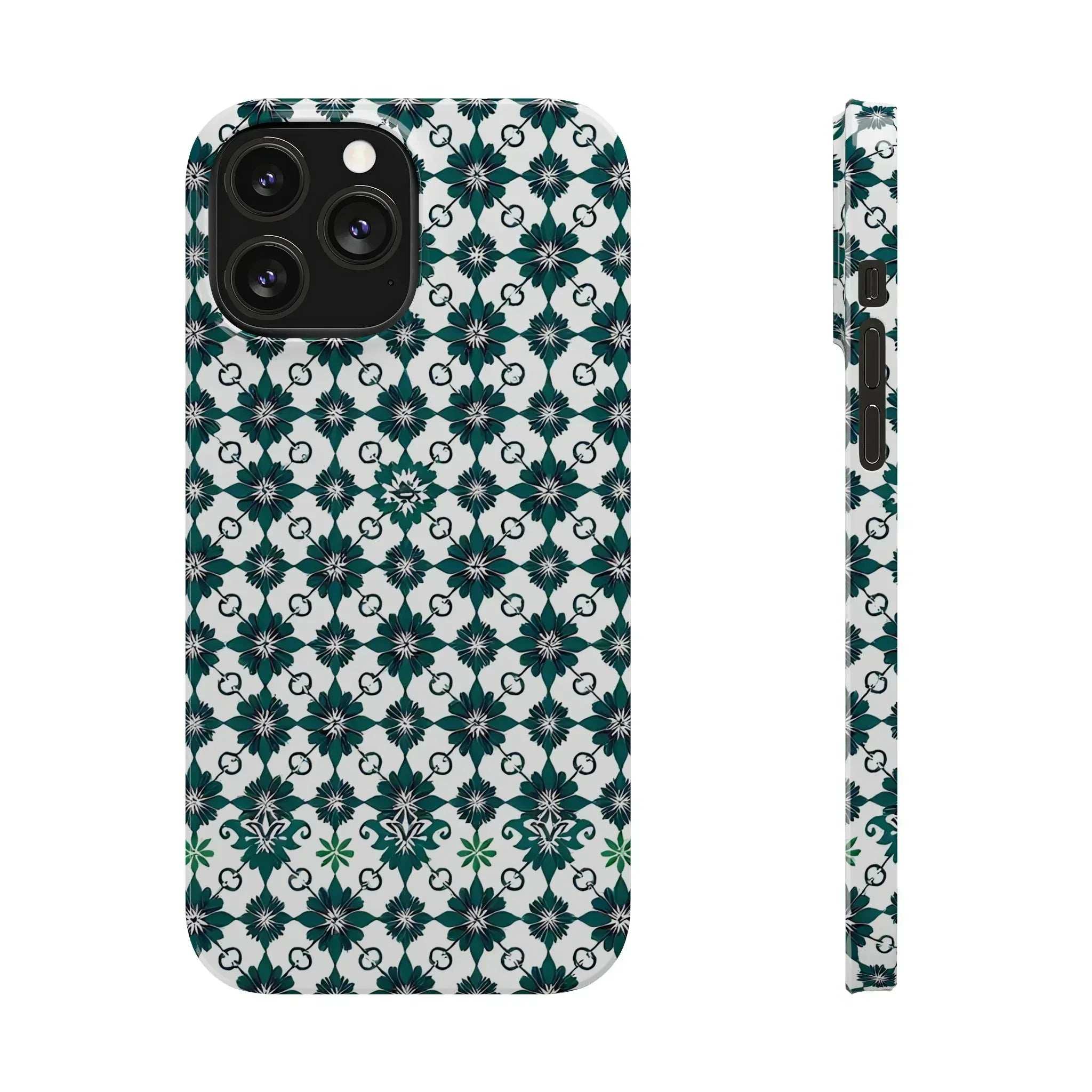 Elegant Geometric Pattern Phone Case for iPhone 11-17 - KARARMDESIGN