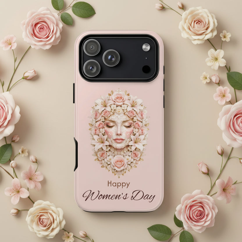 She Blooms Phone Case for iPhone 8-17 - KARARMDESIGN