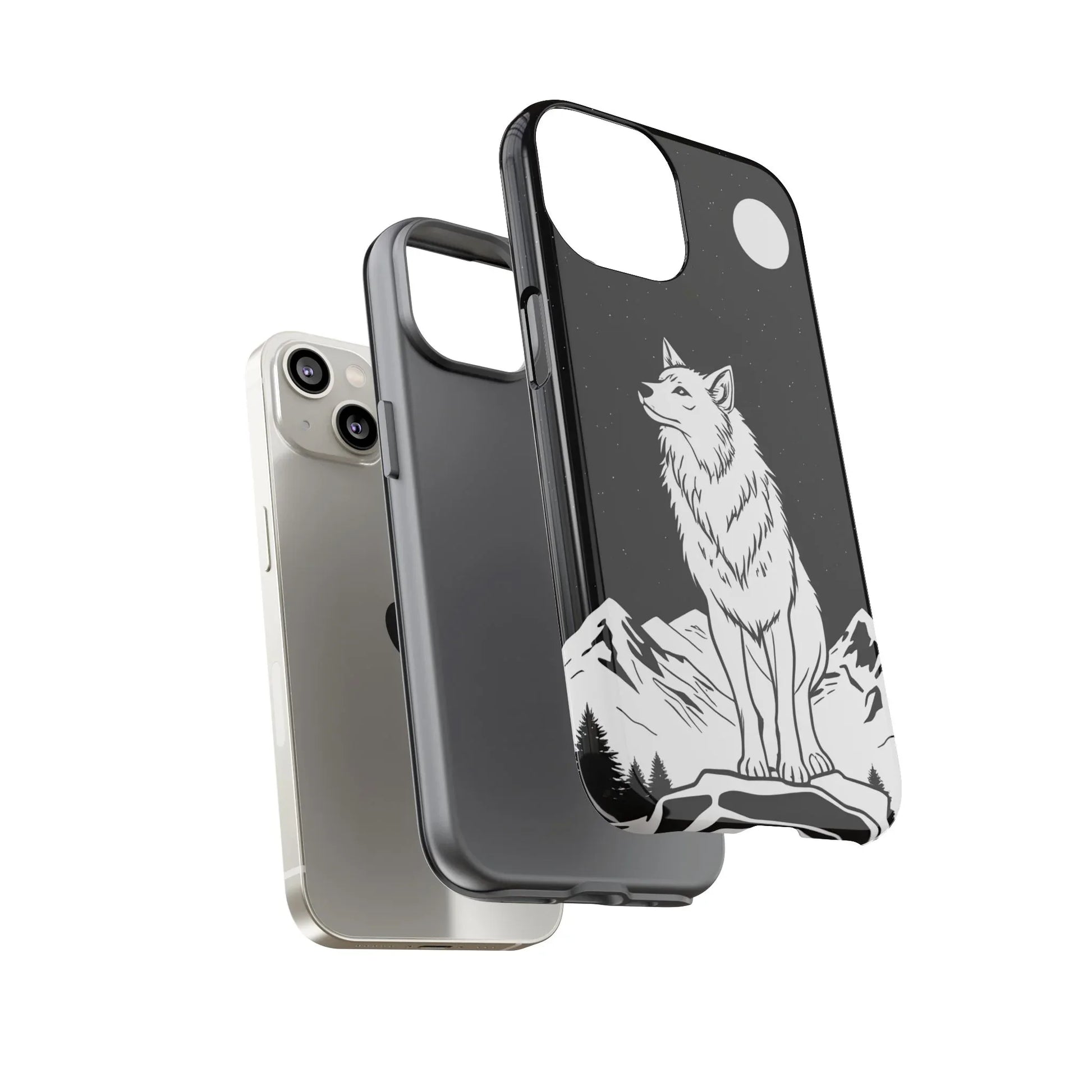 Majestic Wolf Phone Case for iPhone and Galaxy - KARARMDESIGN