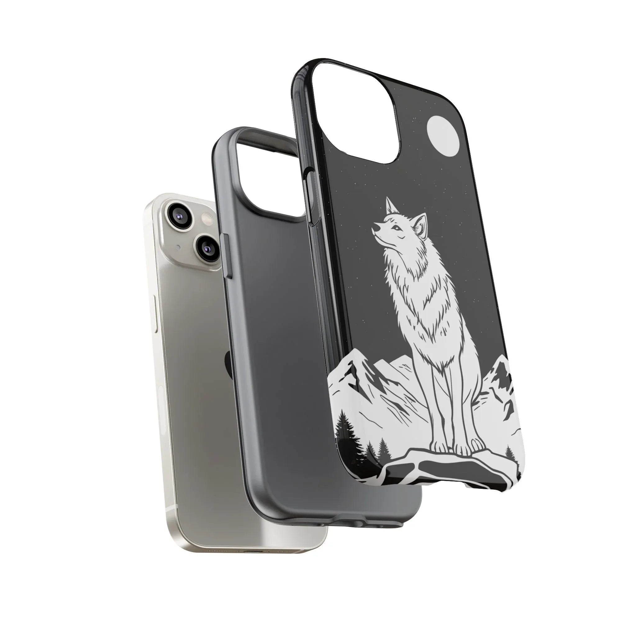 Majestic Wolf Phone Case for iPhone and Galaxy - KARARMDESIGN