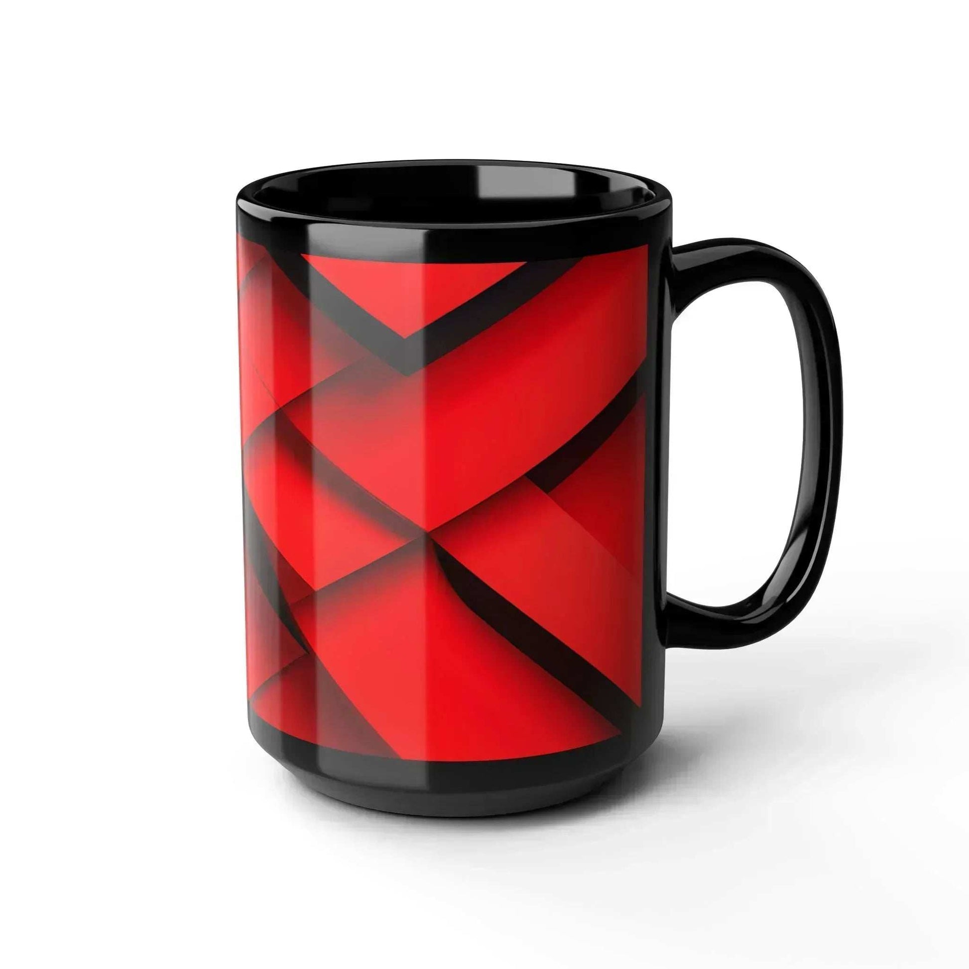 Geometric Pattern Ceramic Mug – 15oz - KARARMDESIGN