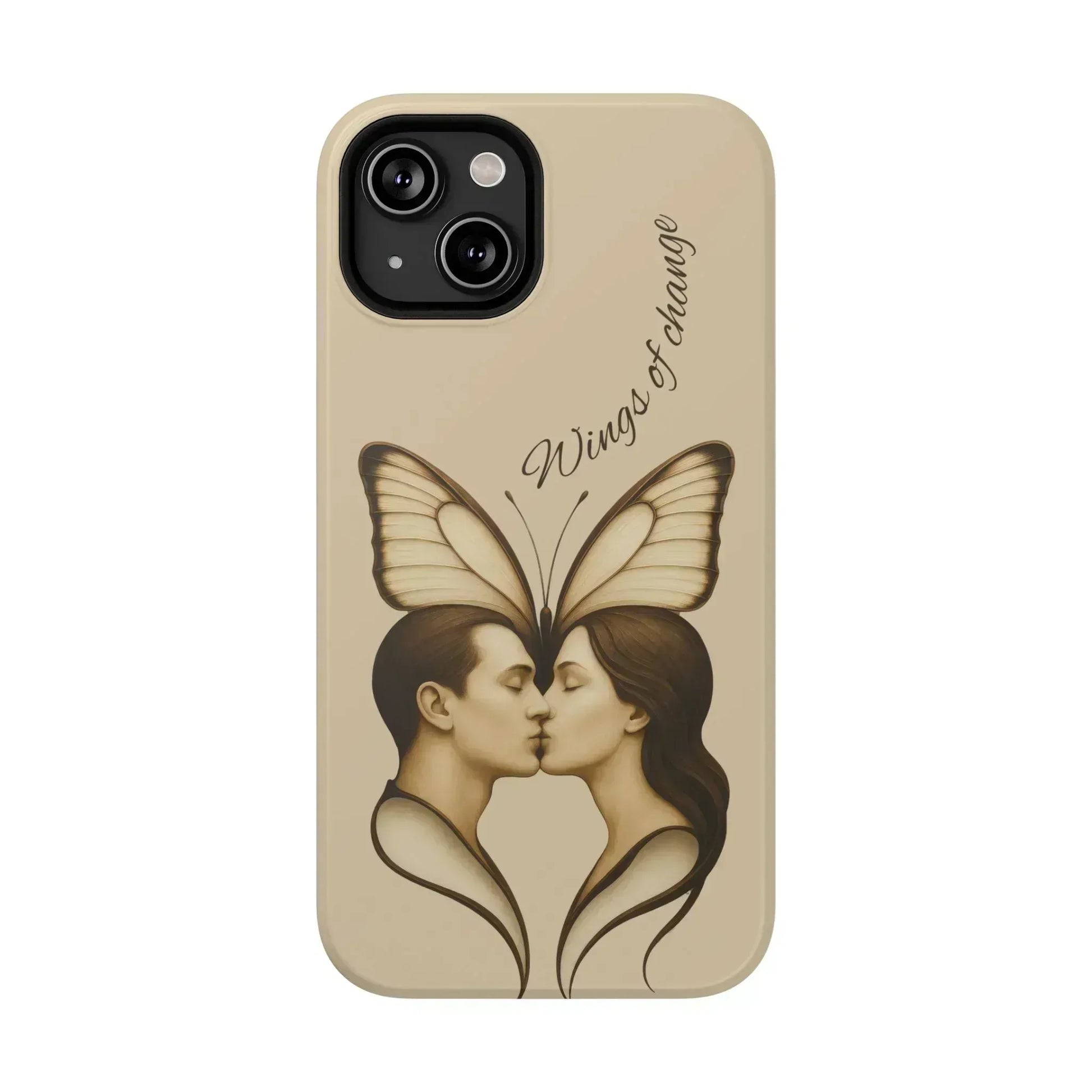 Romantic Butterfly Couple Phone Case for iPhone 12-16 and Galaxy S21-S22 - KARARMDESIGN