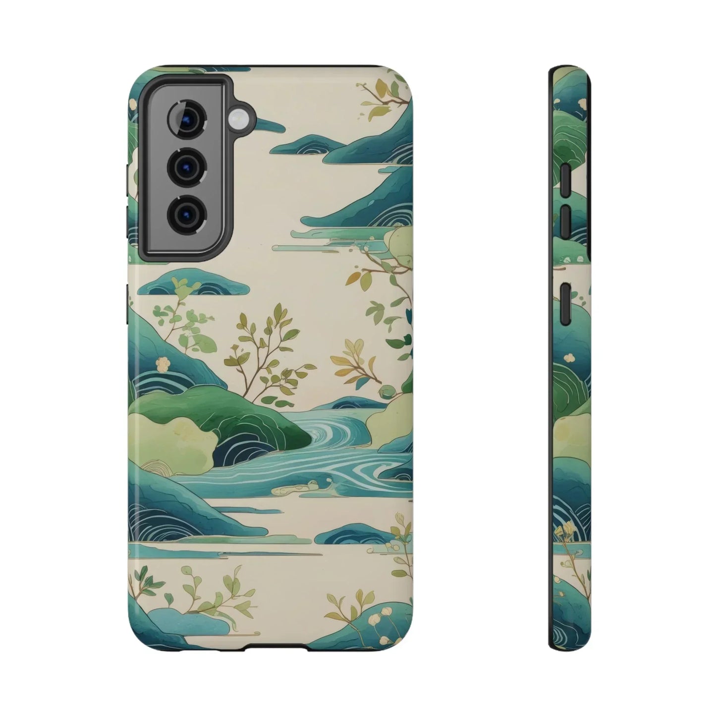 Nature Landscape Phone Case for iPhone 12-16 and Samsung Galaxy S21-S22 Models - KarArmDesign
