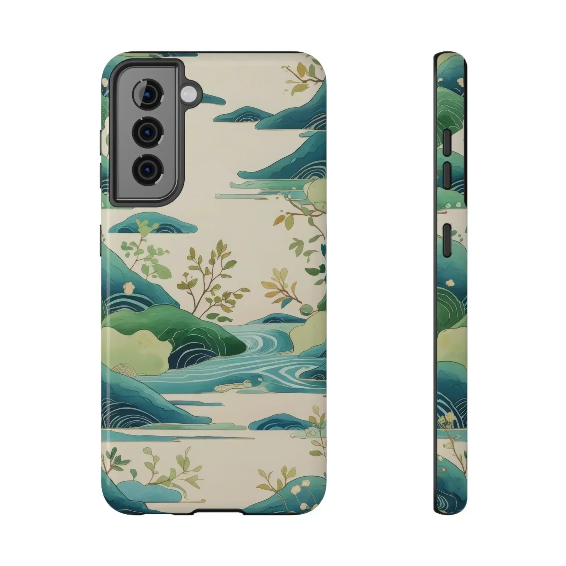 Nature Landscape Phone Case for iPhone 12-16 and Galaxy S21-S22 - KARARMDESIGN