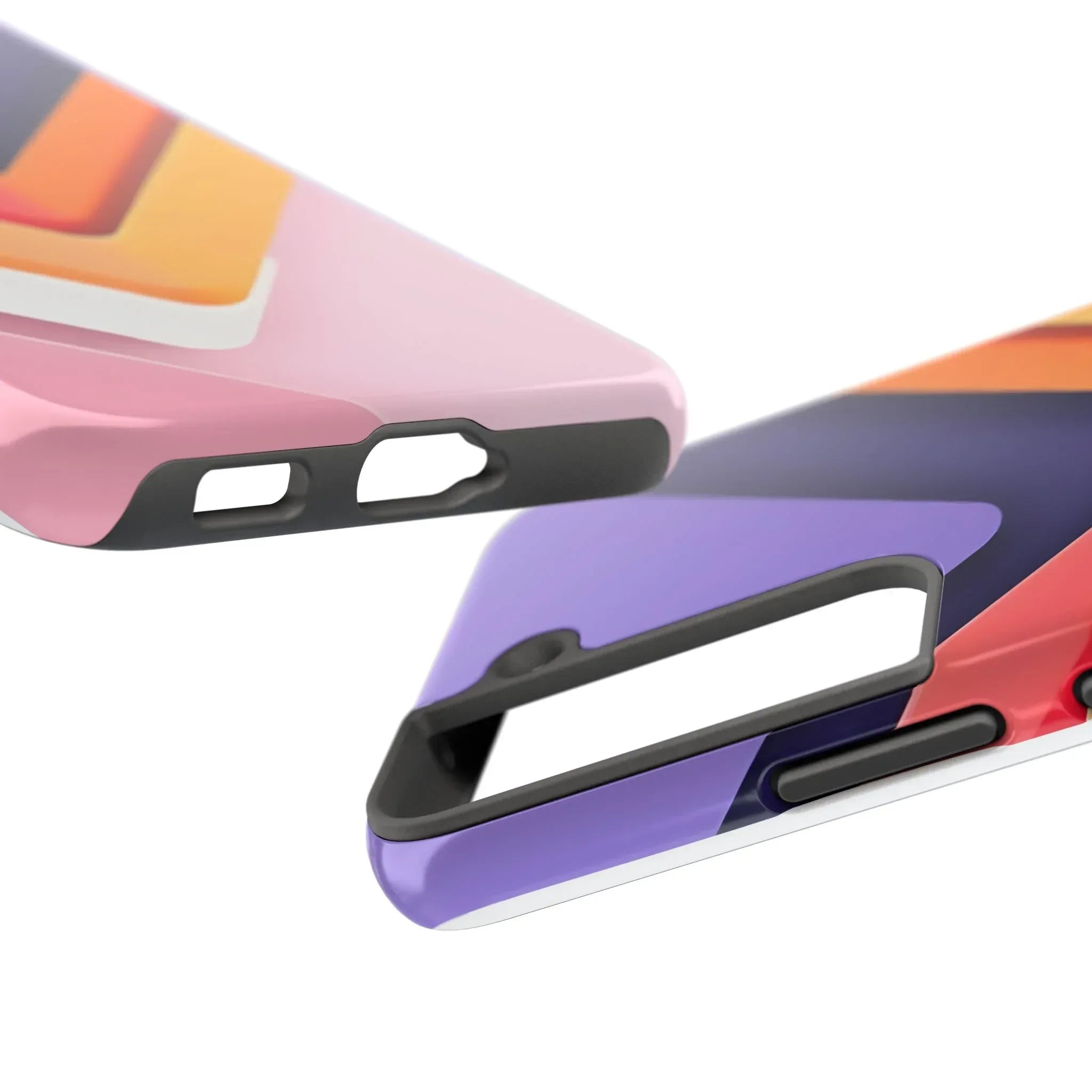 Vibrant Geometric Chevron Phone Case for iPhone and Galaxy - KARARMDESIGN