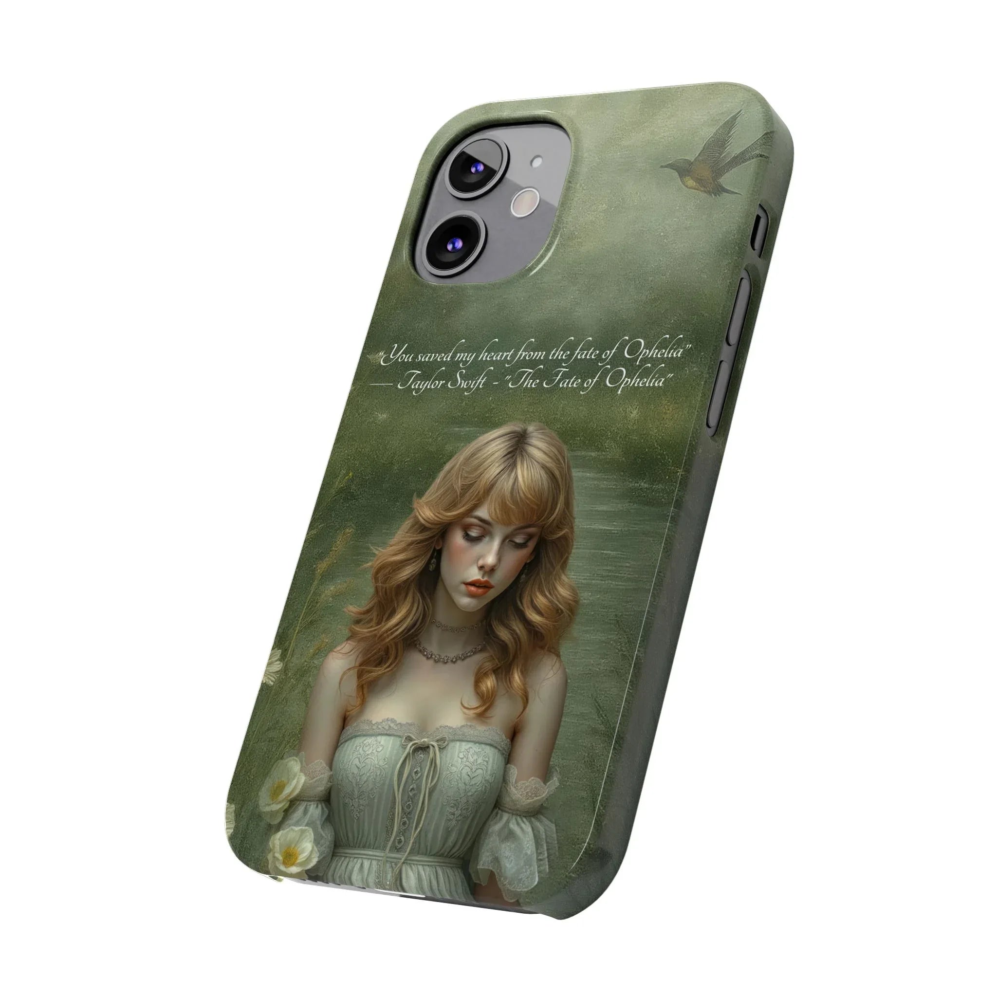 "Melancholic Ophelia" Phone Case for iPhone 11-17 - KARARMDESIGN