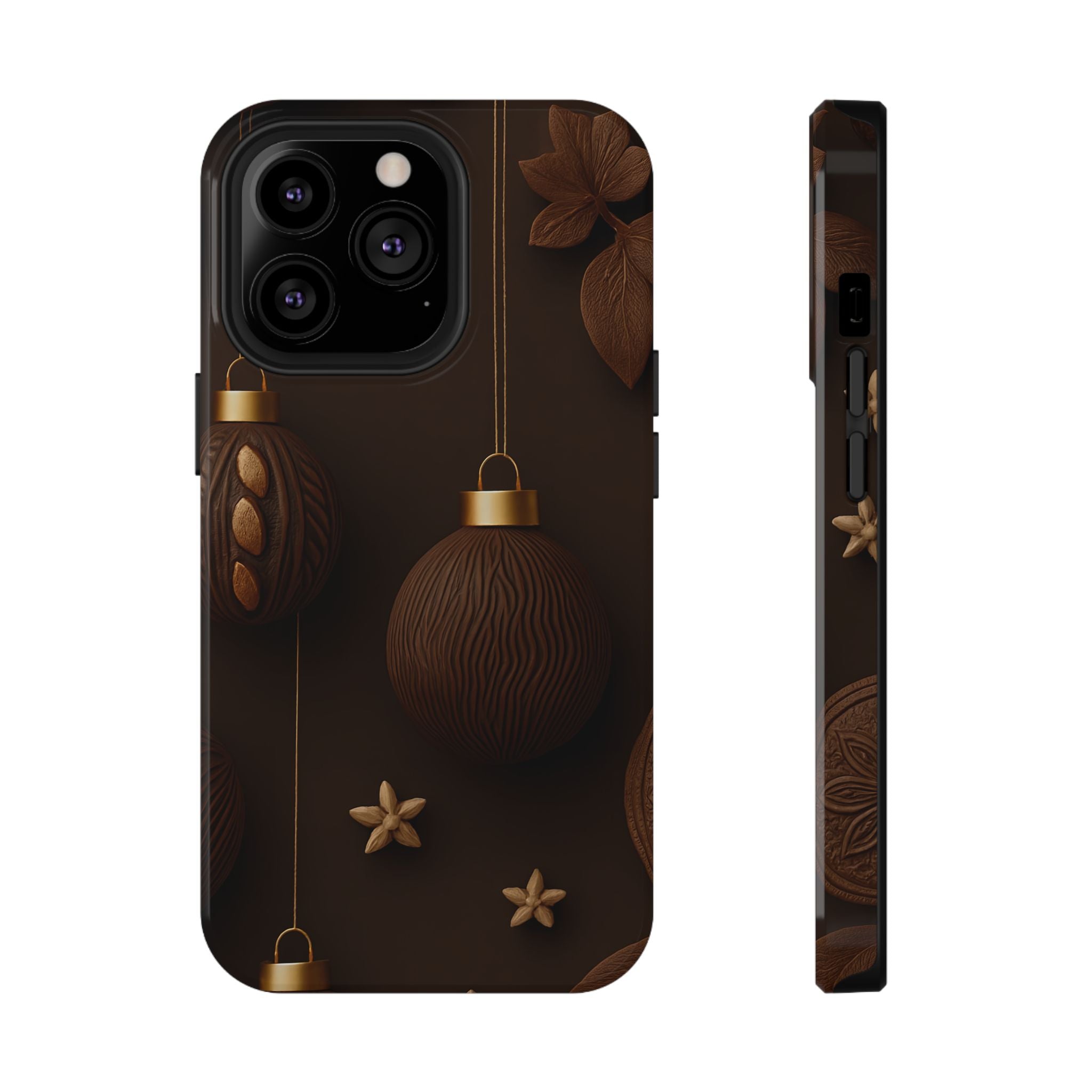 Chocolate Ornaments Phone Case for iPhone 11-17 and Galaxy S22-S26