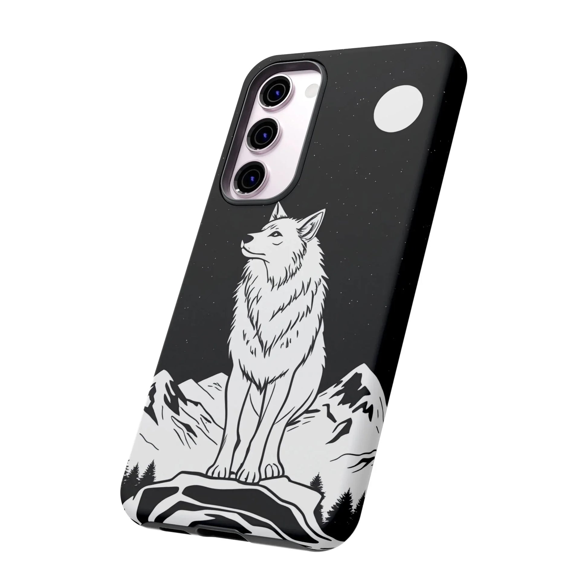 Majestic Wolf Phone Case for iPhone and Galaxy - KARARMDESIGN
