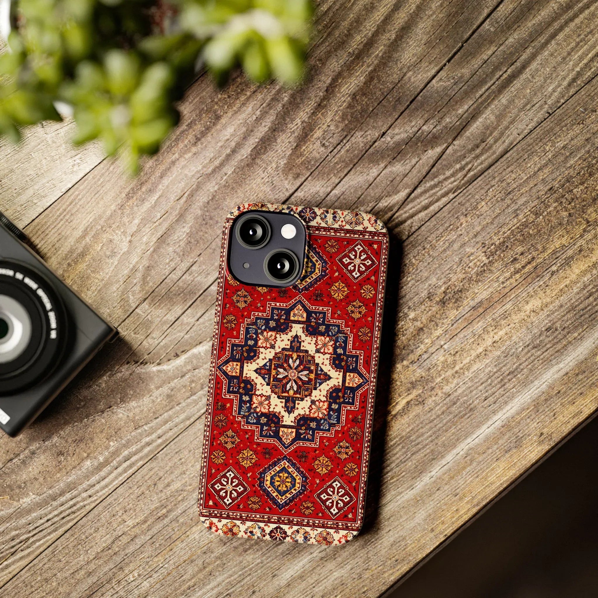 Armenian Carpet Pattern Phone Case for iPhone 11-16 - KARARMDESIGN