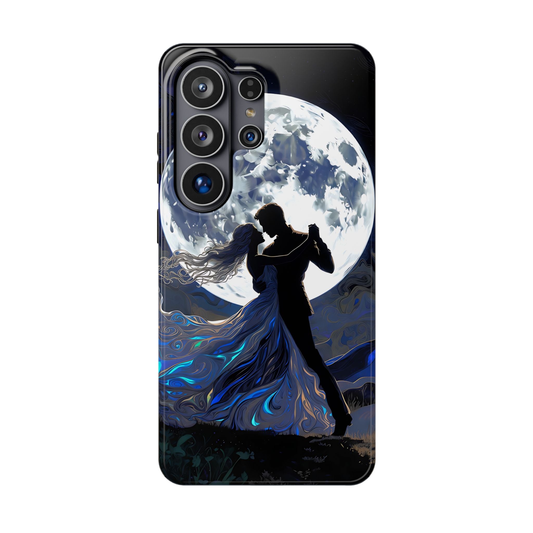 Romantic Moonlight Dance Magnetic Phone Case – iPhone 15–17 & Samsung Galaxy S26